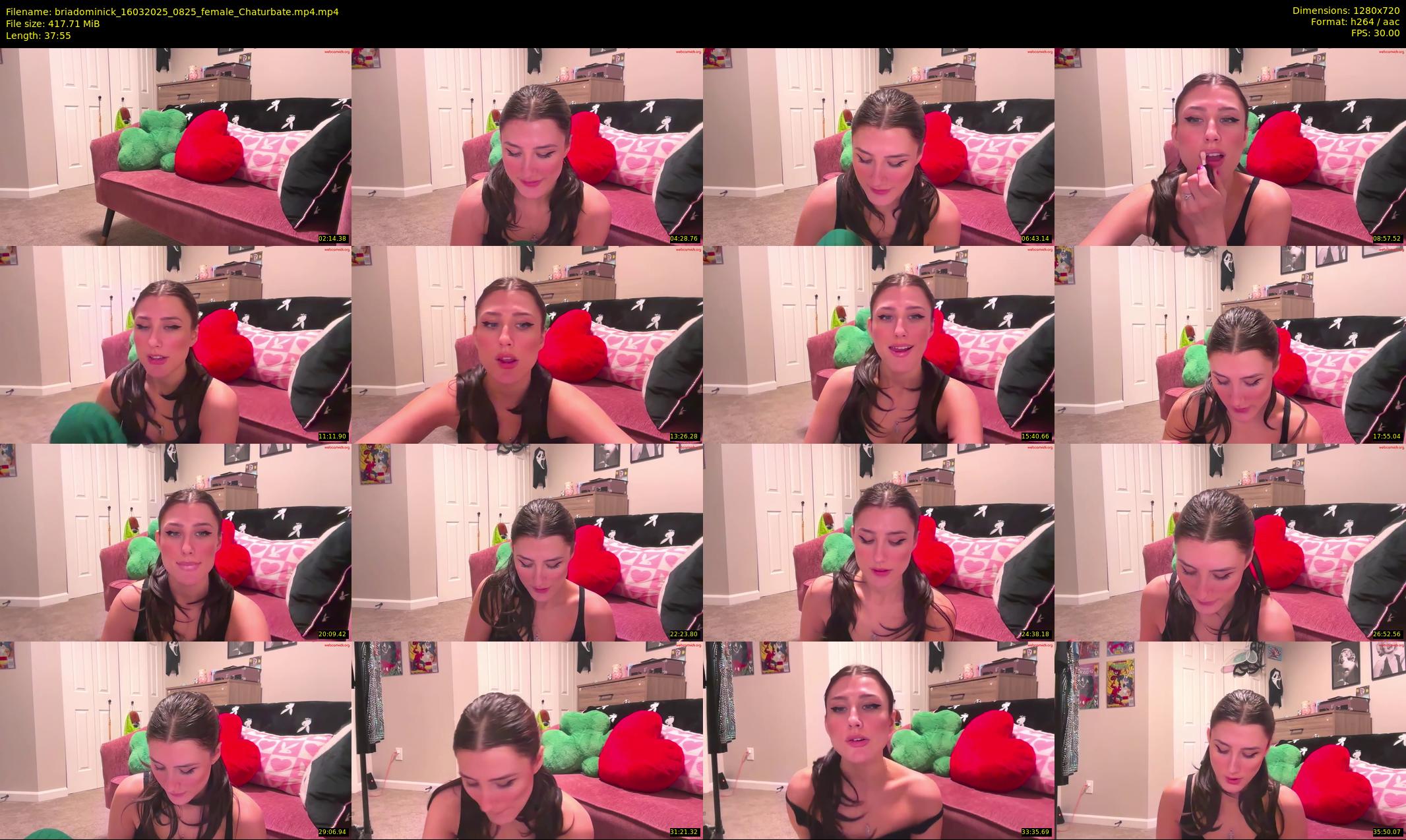 briadominick — 38 minute Chaturbate couple cam show recording, 720p, Mar 16, 2025
