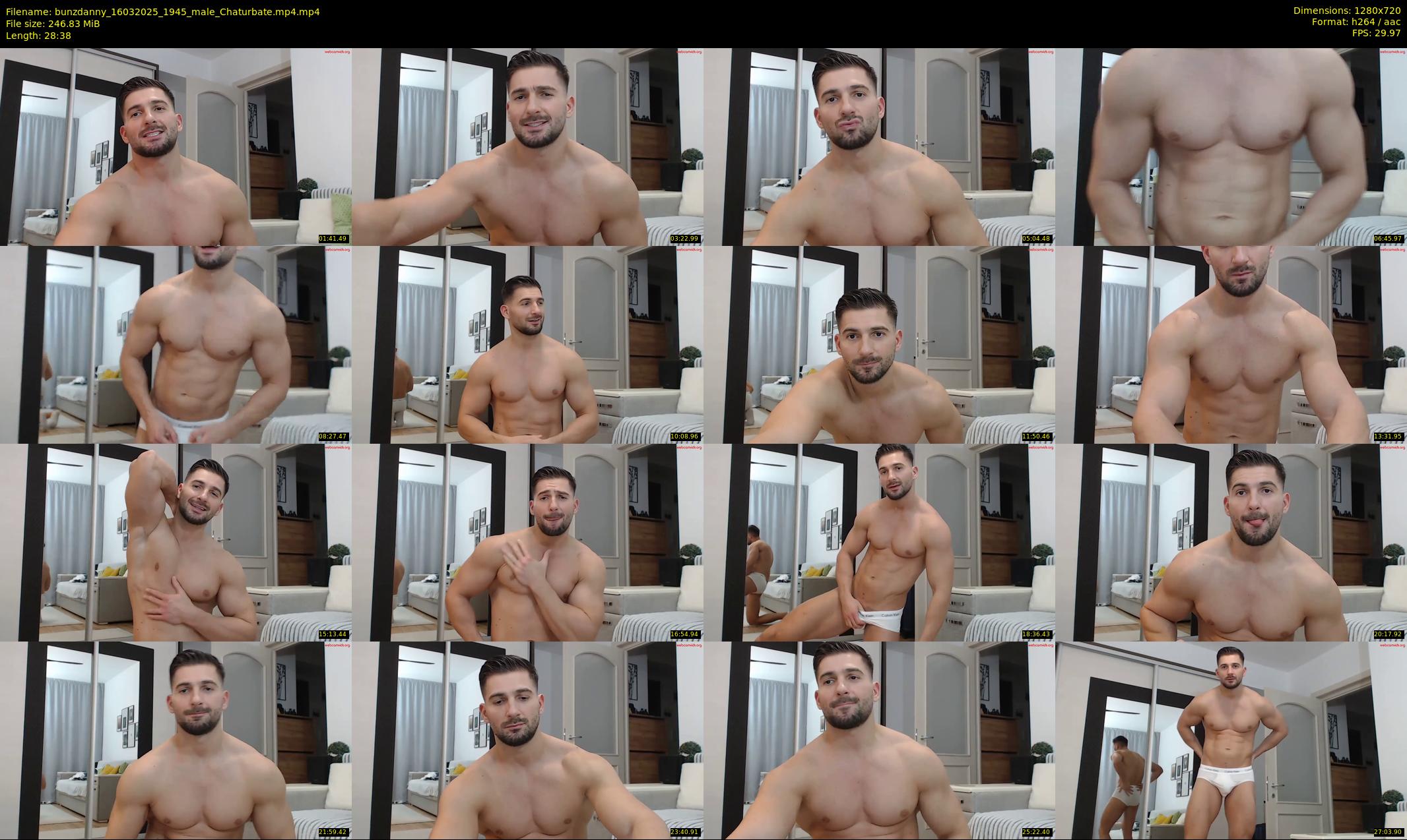 bunzdanny — 29 minute Chaturbate male cam show recording, 720p, Mar 16, 2025