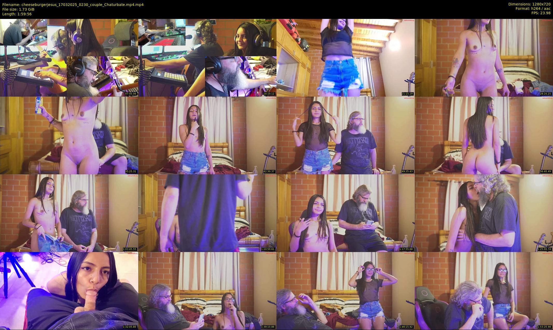 cheeseburgerjesus — 120 minute Chaturbate couple cam show recording, 720p, Mar 17, 2025