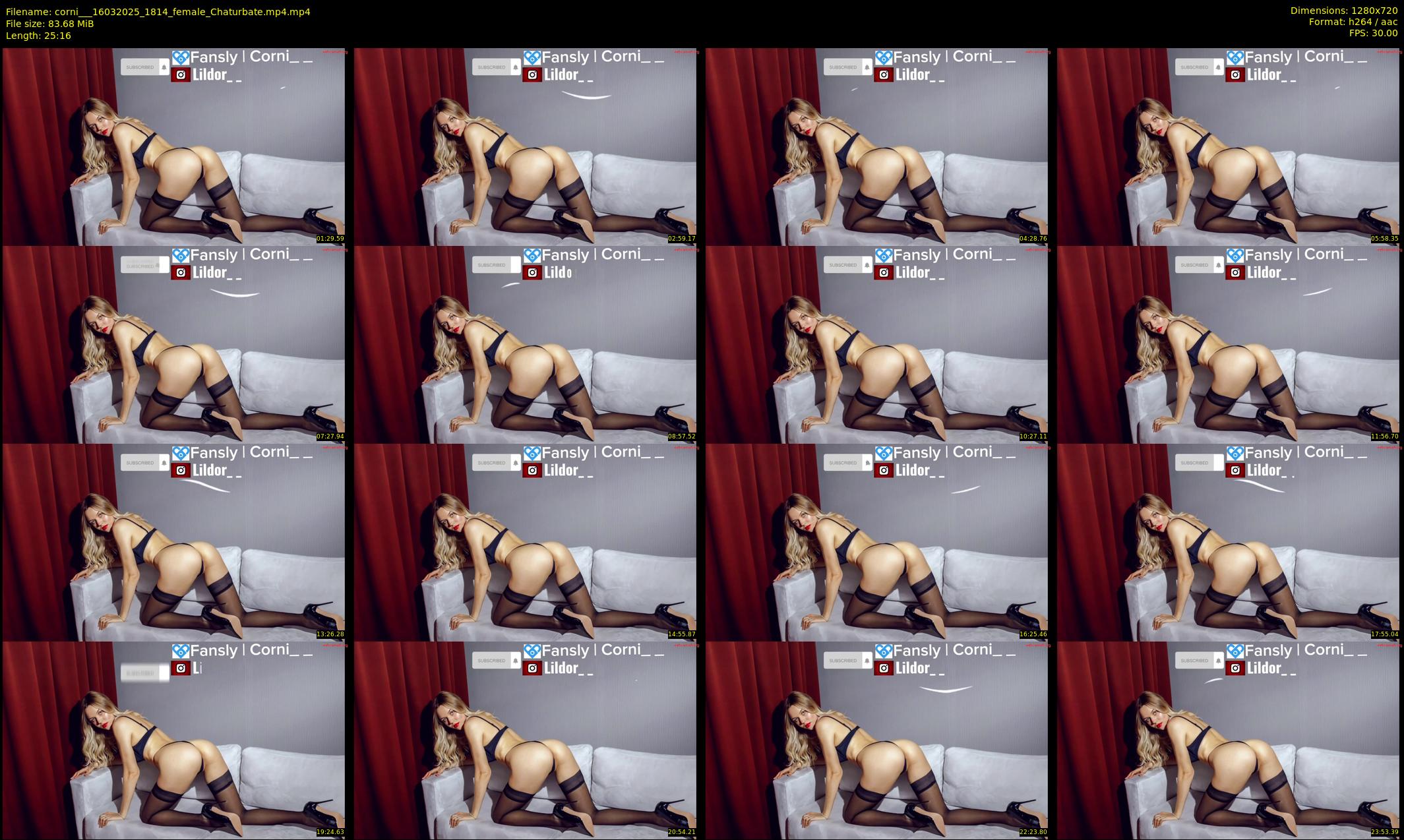 corni__ — 26 minute Chaturbate female cam show recording, 720p, Mar 16, 2025