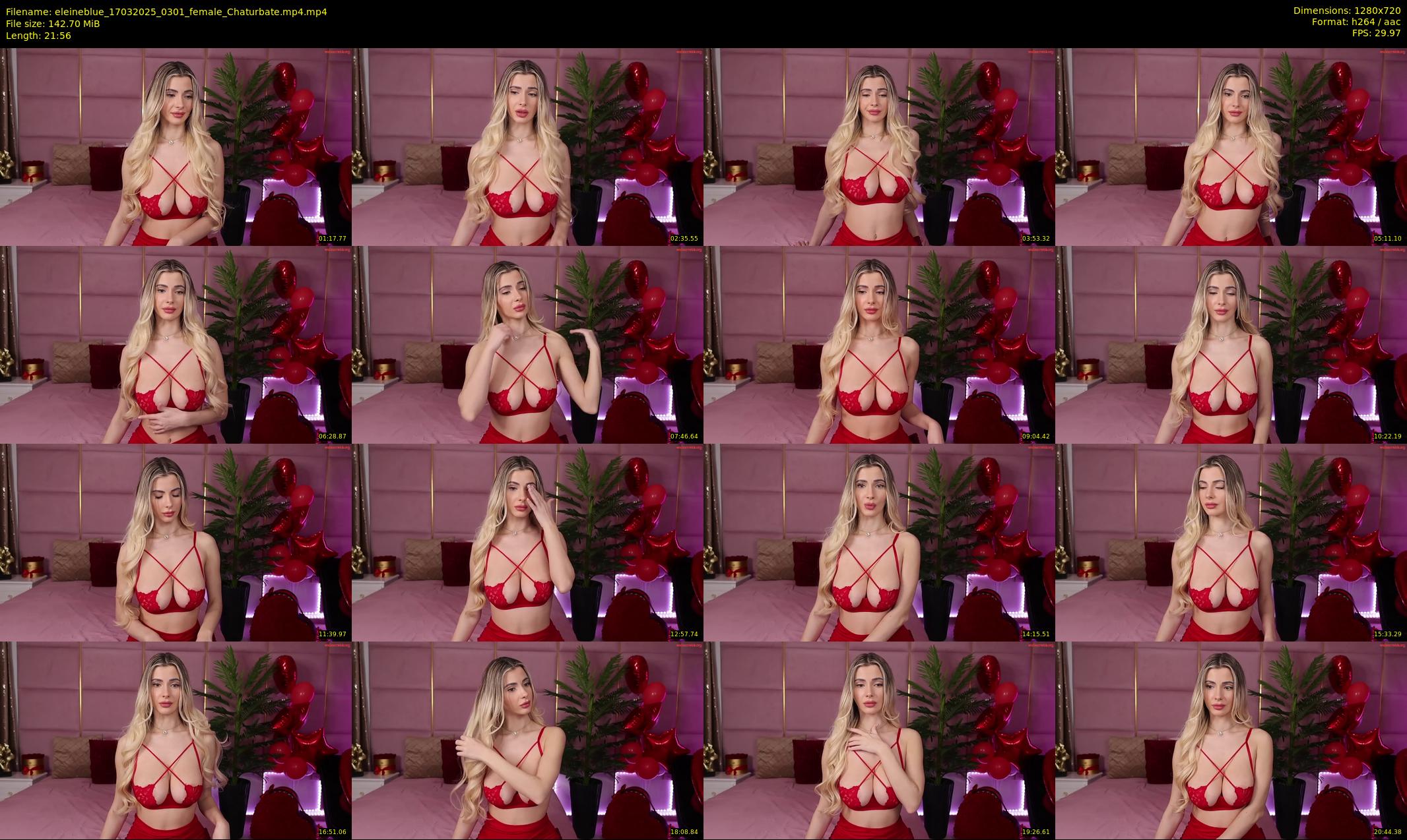 eleineblue — 22 minute Chaturbate female cam show recording, 720p, Mar 17, 2025