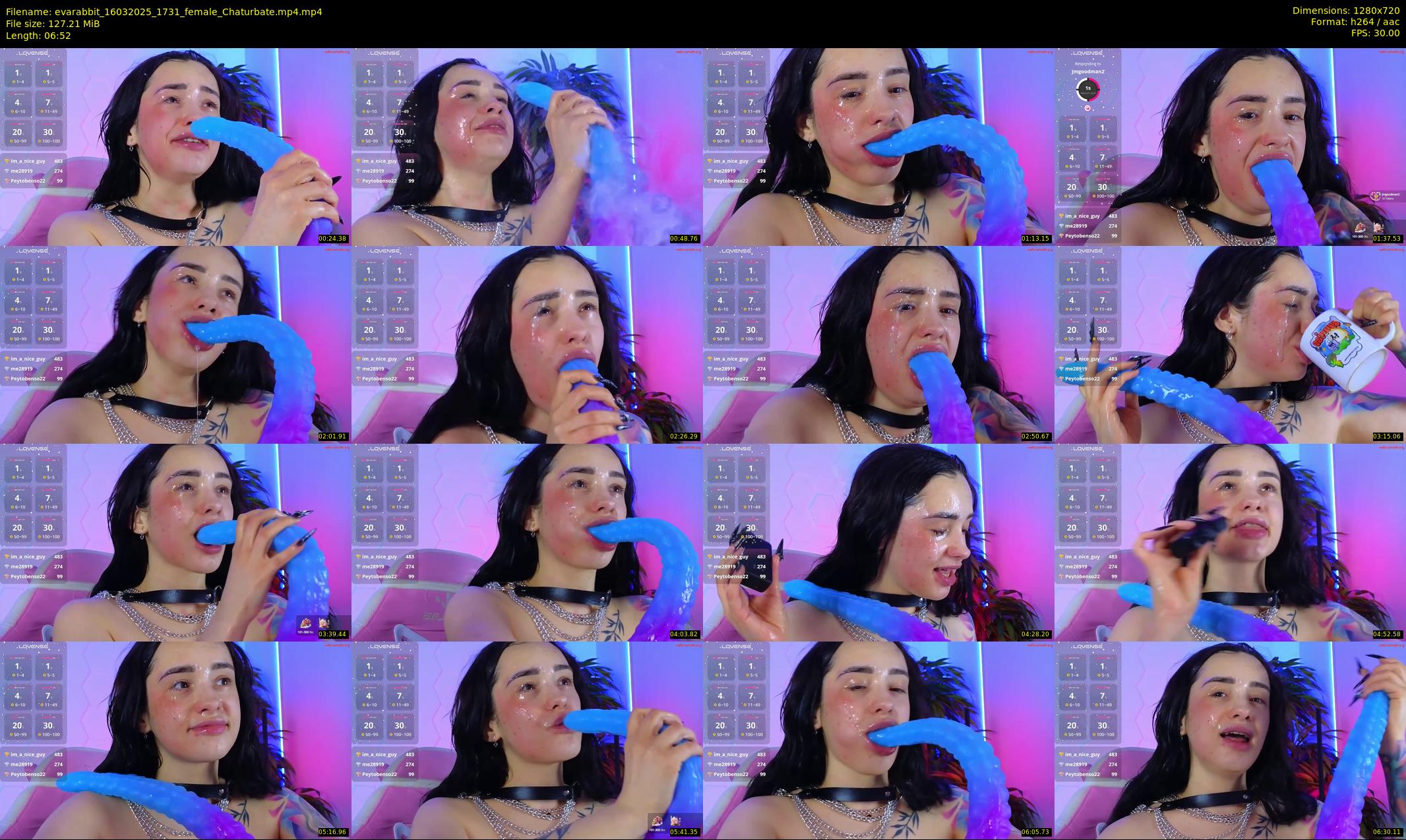 evarabbit — 7 minute Chaturbate female cam show recording, 720p, Mar 16, 2025