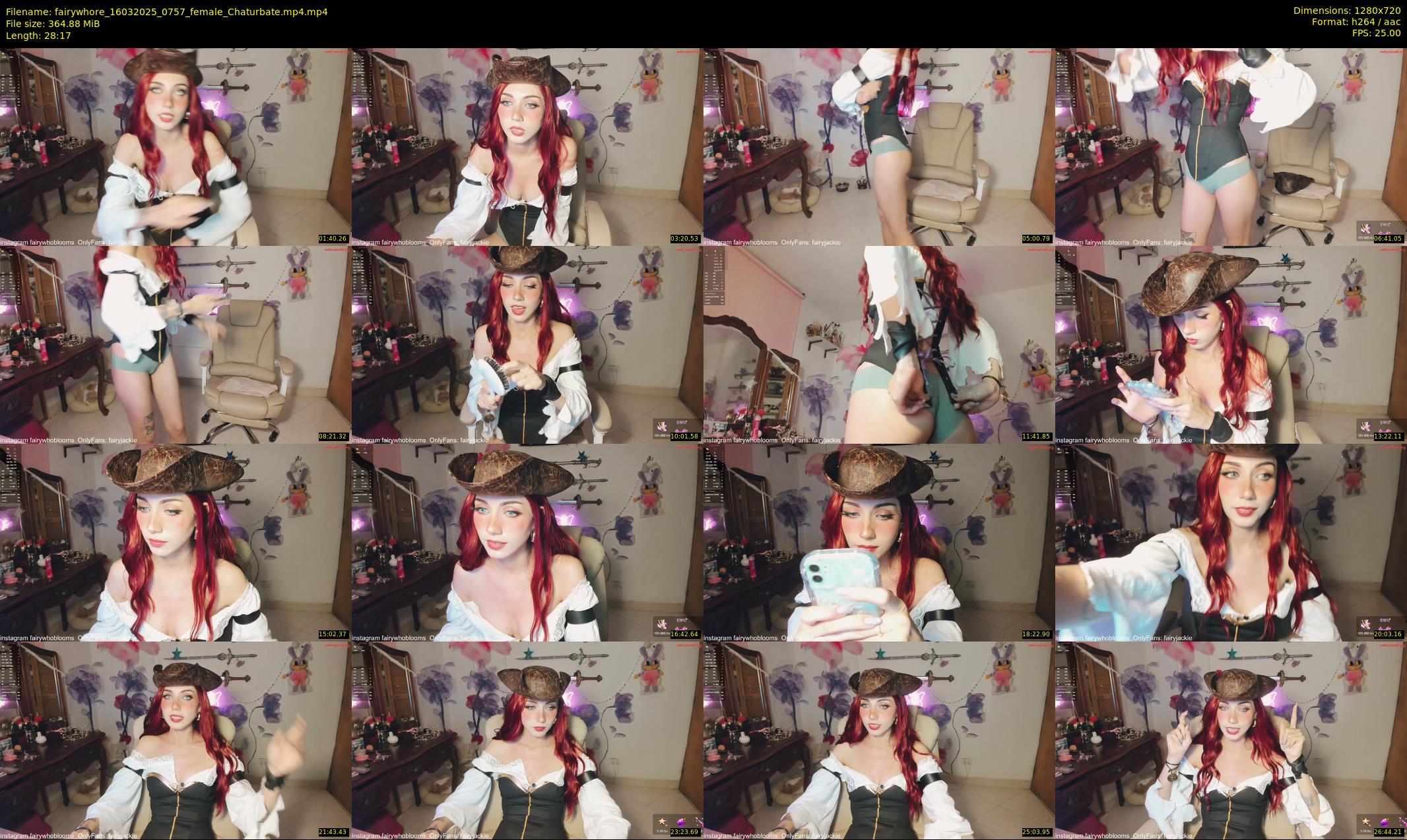 fairywhore — 29 minute Chaturbate female cam show recording, 720p, Mar 16, 2025