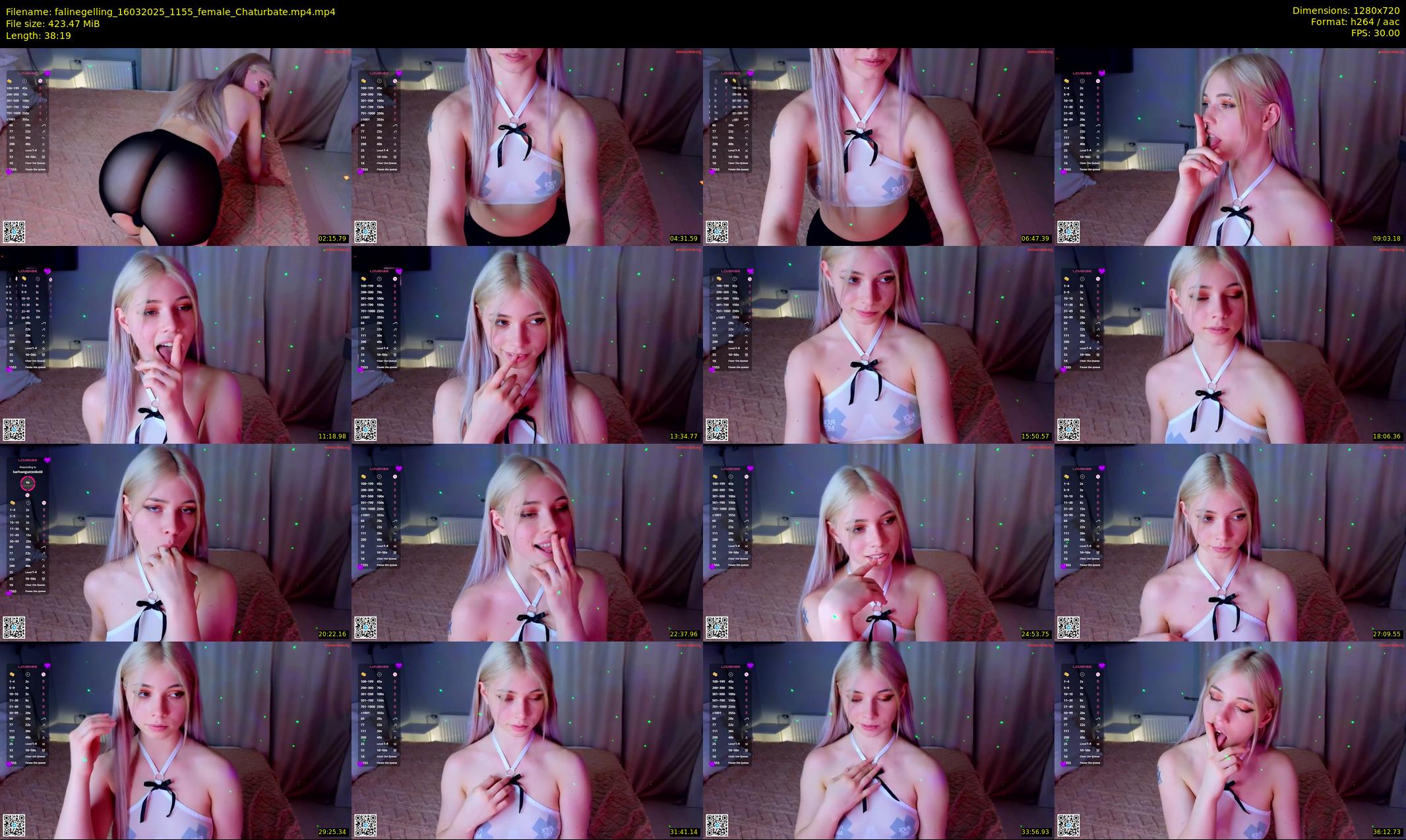 falinegelling — 39 minute Chaturbate female cam show recording, 720p, Mar 16, 2025