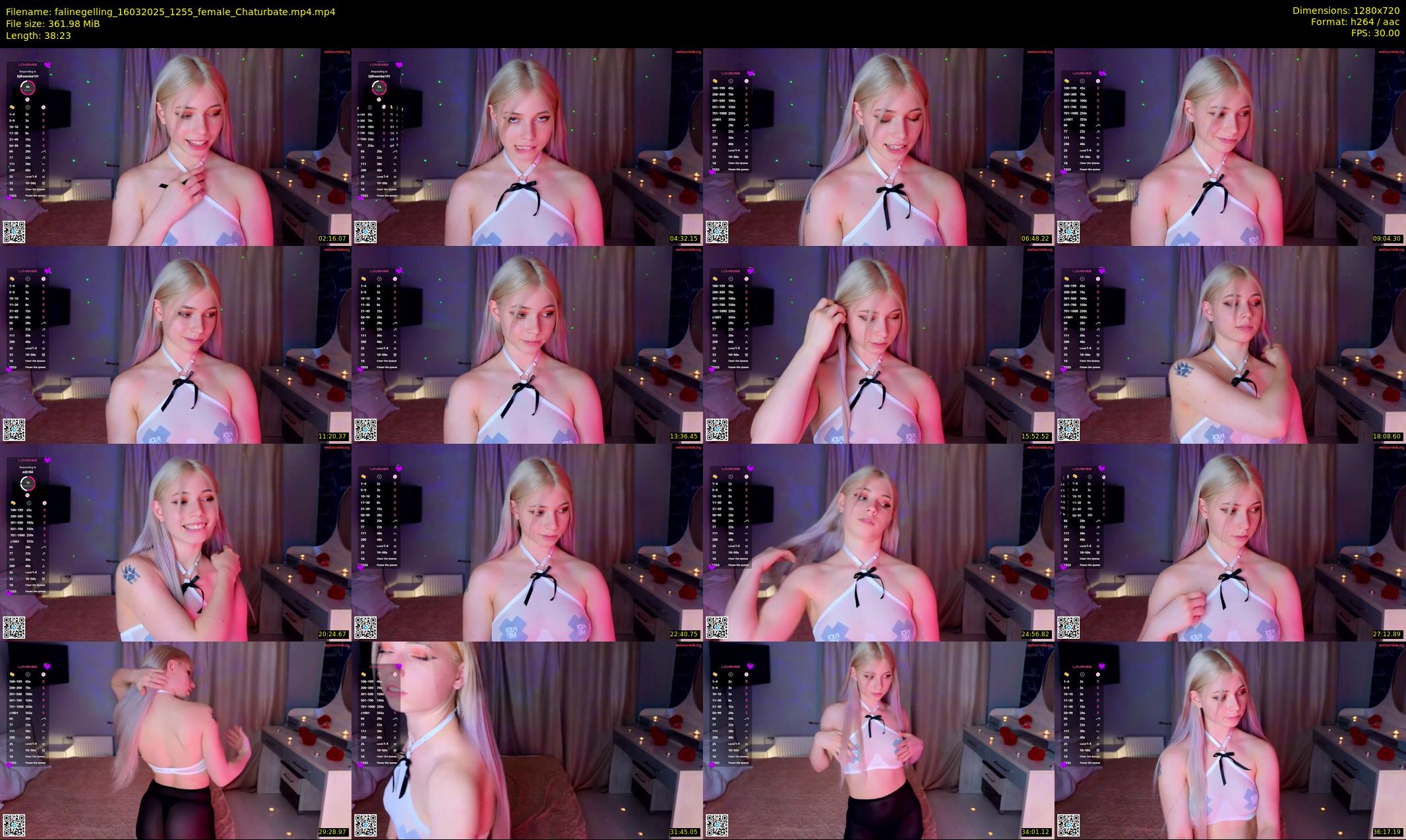 falinegelling — 39 minute Chaturbate female cam show recording, 720p, Mar 16, 2025