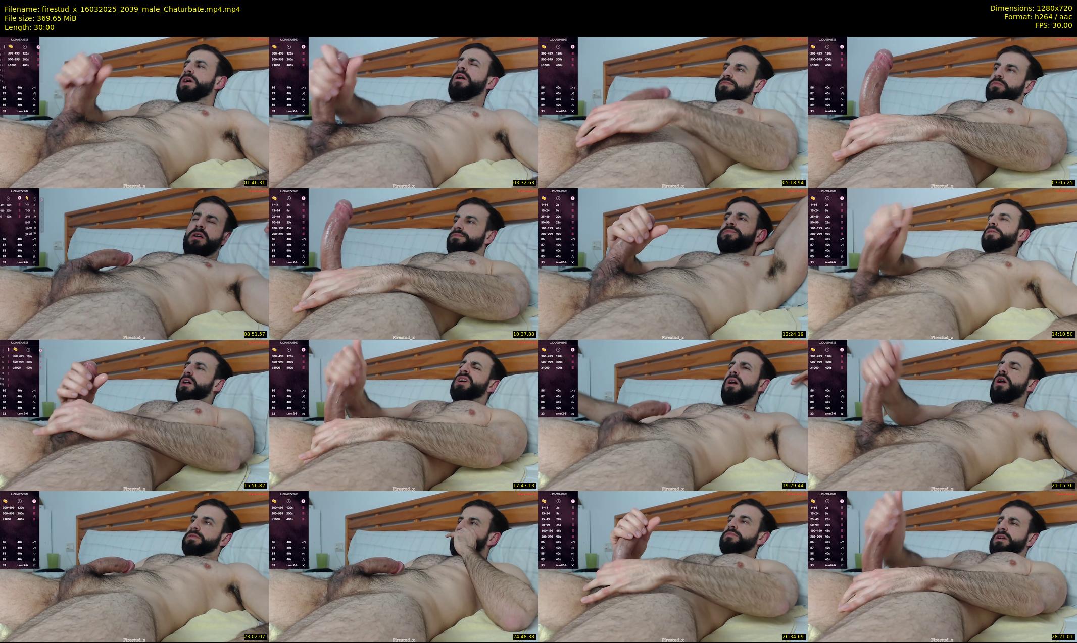 firestud_x — 30 minute Chaturbate male cam show recording, 720p, Mar 16, 2025