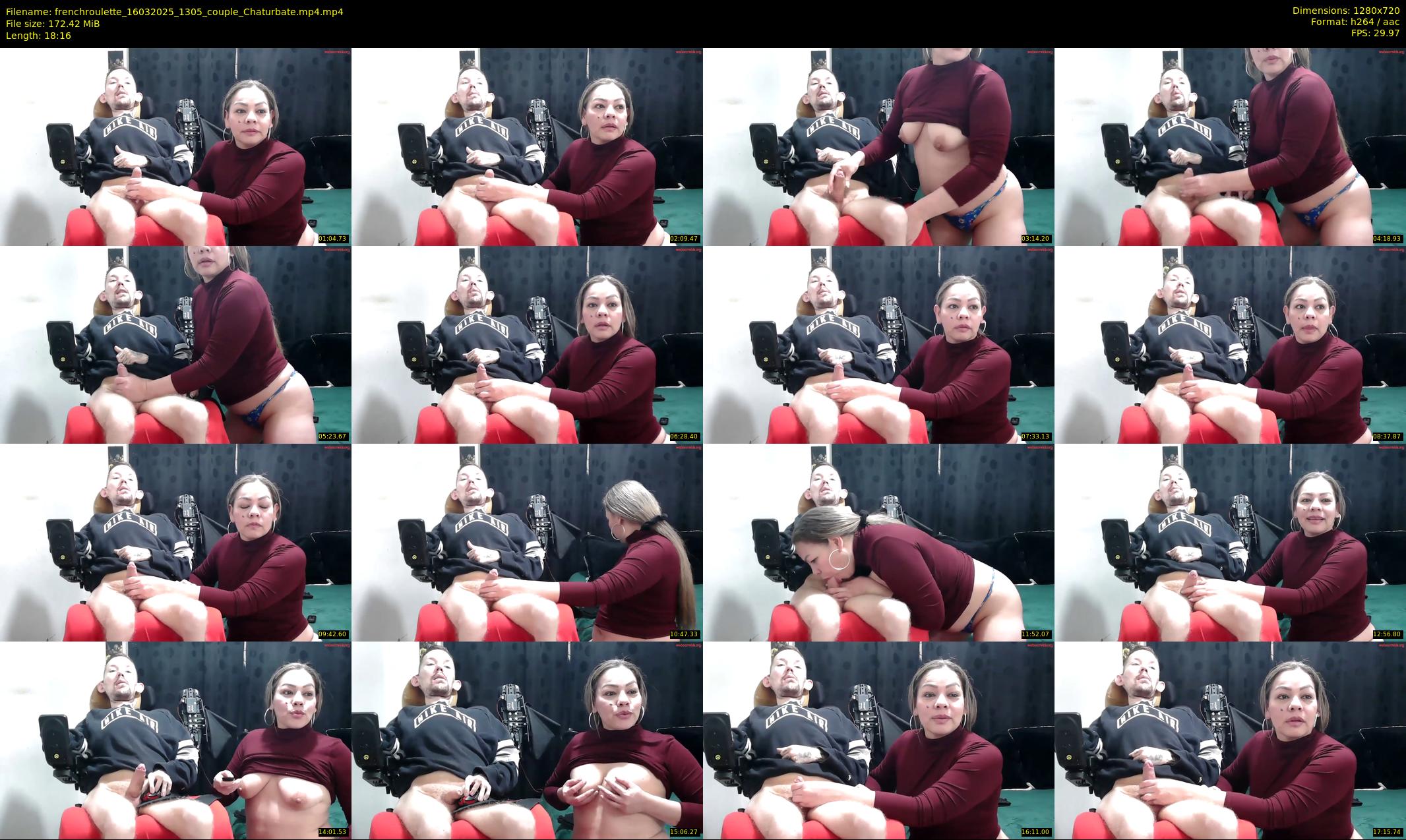 frenchroulette — 19 minute Chaturbate couple cam show recording, 720p, Mar 16, 2025