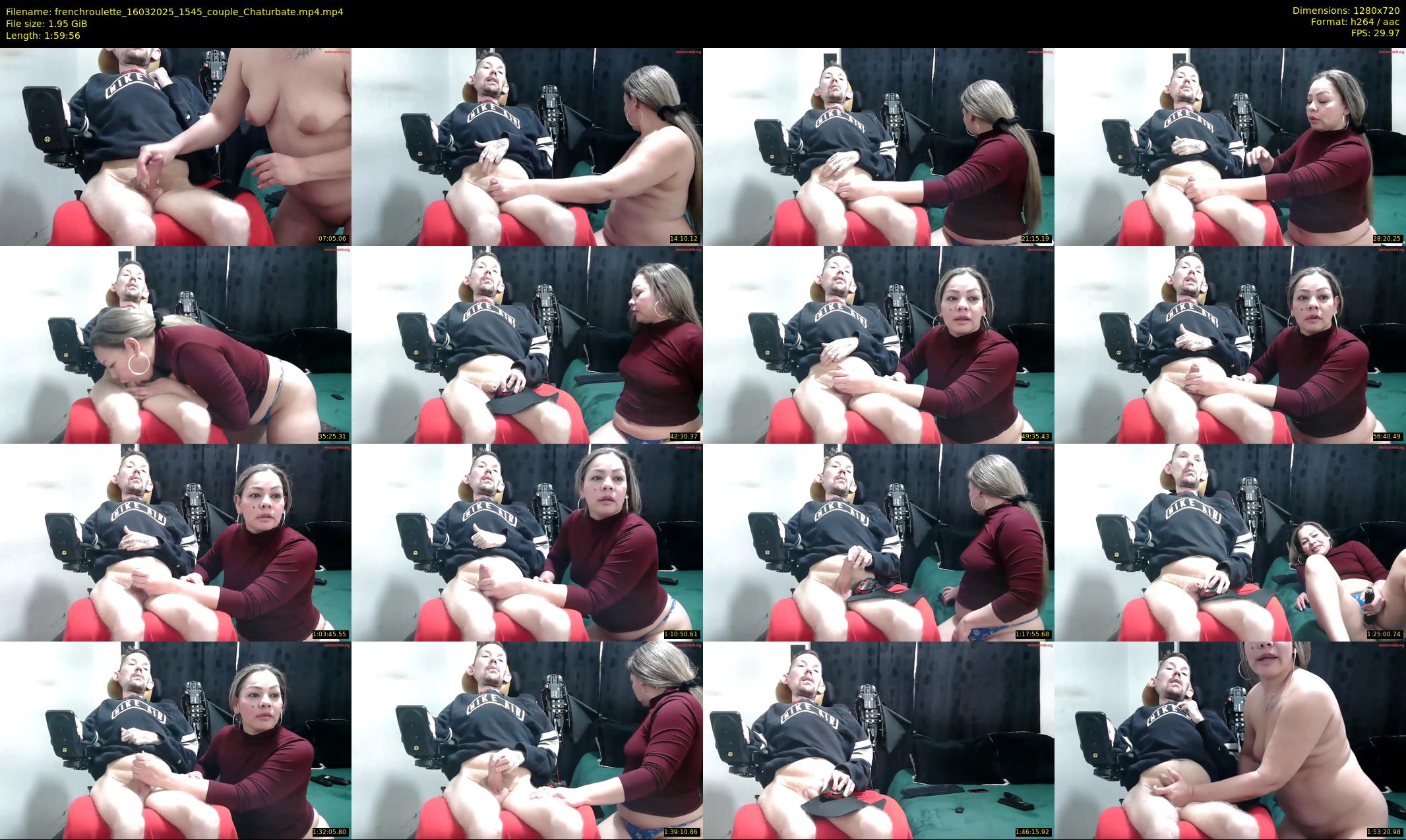 frenchroulette — 120 minute Chaturbate couple cam show recording, 720p, Mar 16, 2025