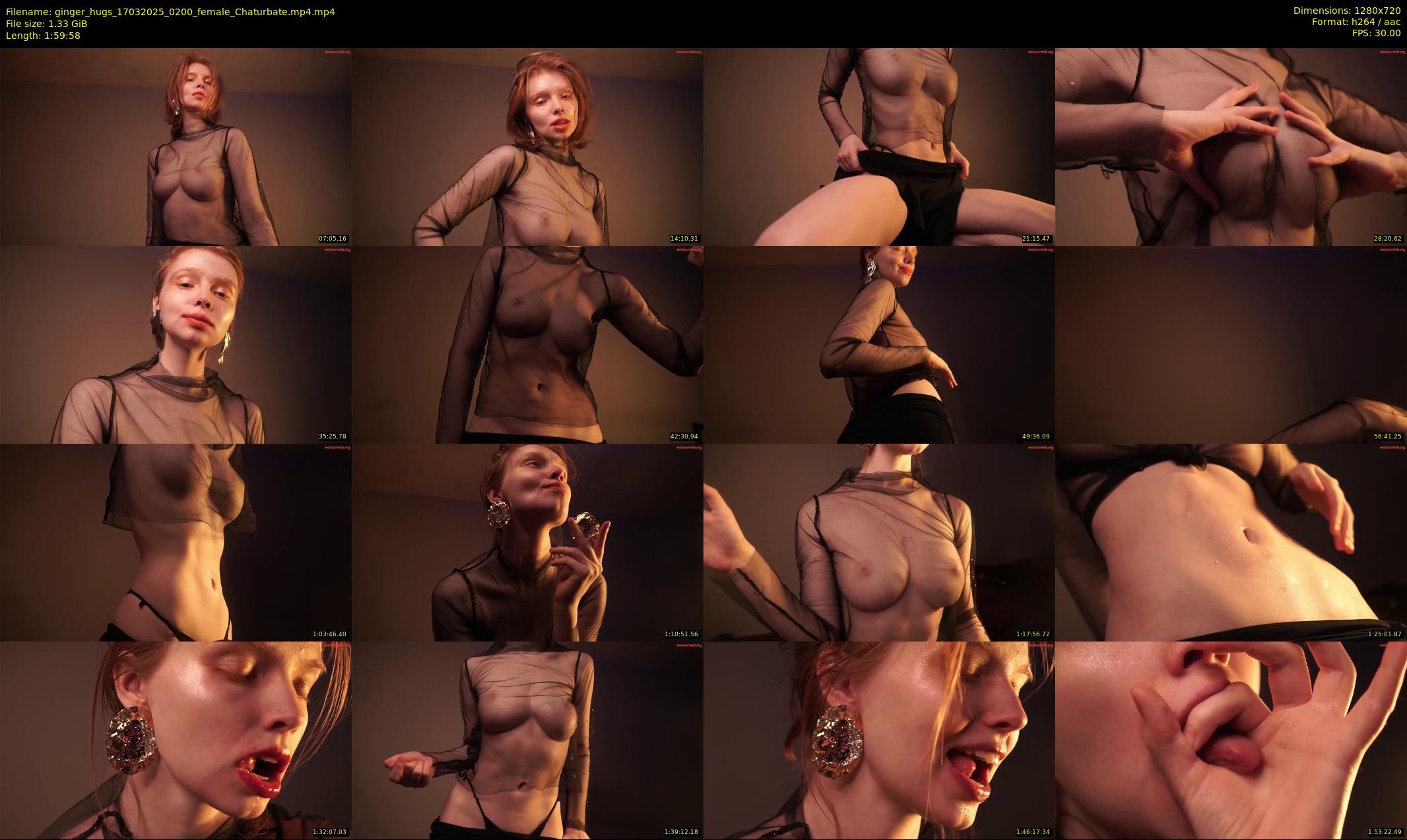 ginger_hugs — 120 minute Chaturbate female cam show recording, 720p, Mar 17, 2025