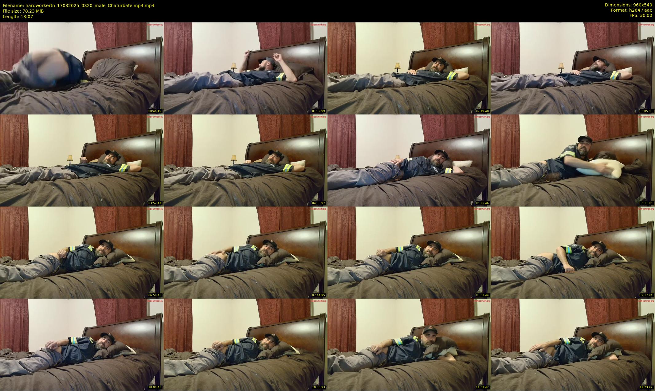 hardworkertn — 14 minute Chaturbate male cam show recording, 480p, Mar 17, 2025