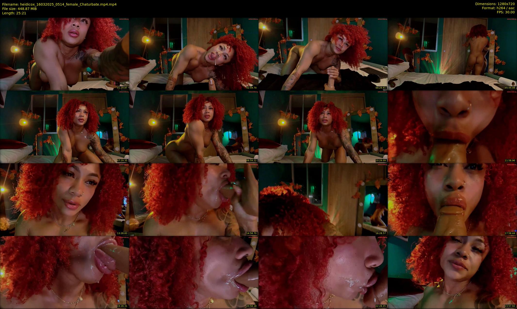 heidicox — 26 minute Chaturbate female cam show recording, 720p, Mar 16, 2025