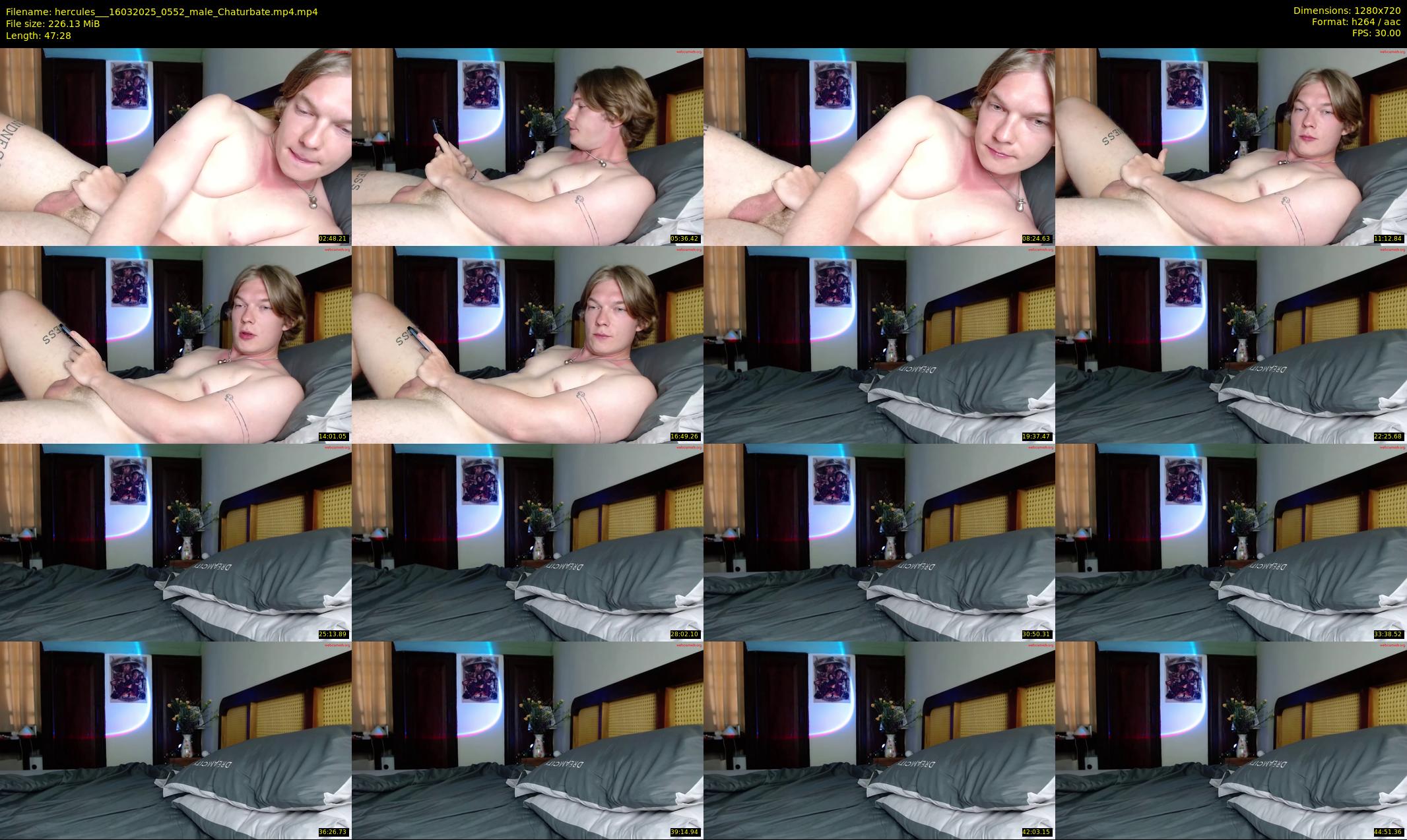 hercules__ — 48 minute Chaturbate male cam show recording, 720p, Mar 16, 2025