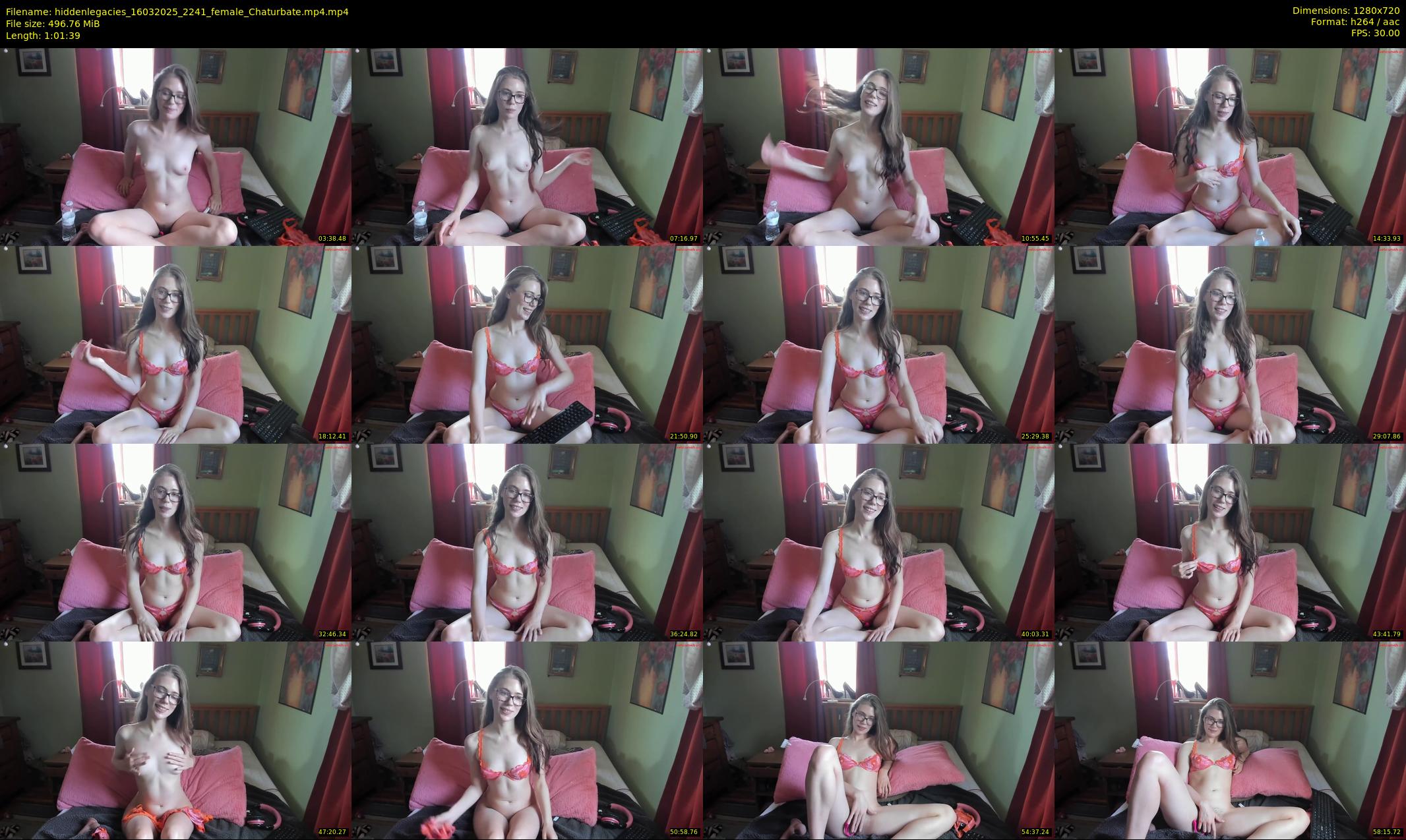 hiddenlegacies — 62 minute Chaturbate female cam show recording, 720p, Mar 16, 2025