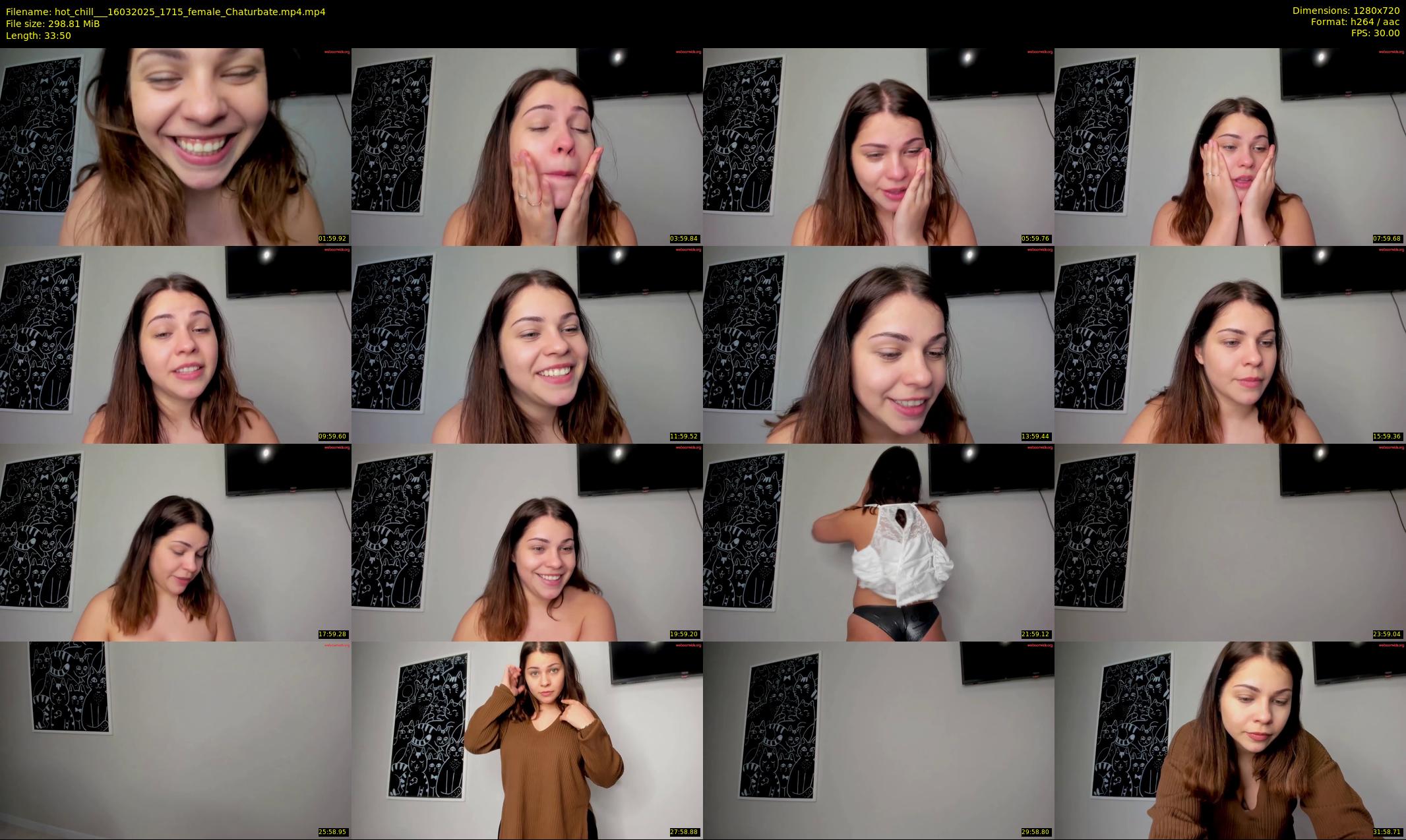 hot_chill__ — 34 minute Chaturbate female cam show recording, 720p, Mar 16, 2025