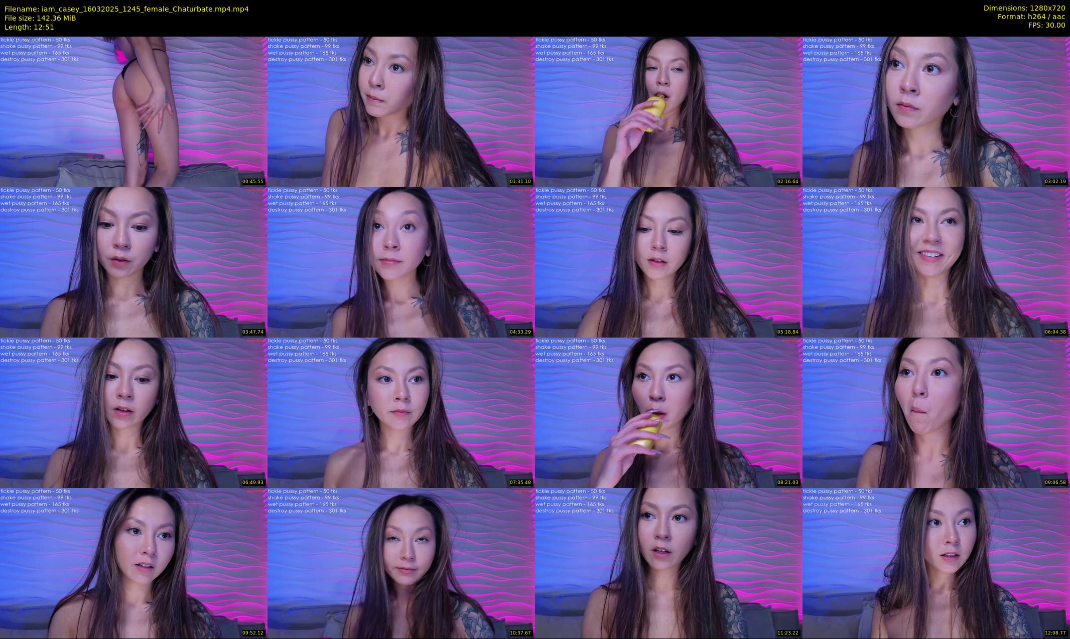 iam_casey — 13 minute Chaturbate female cam show recording, 720p, Mar 16, 2025