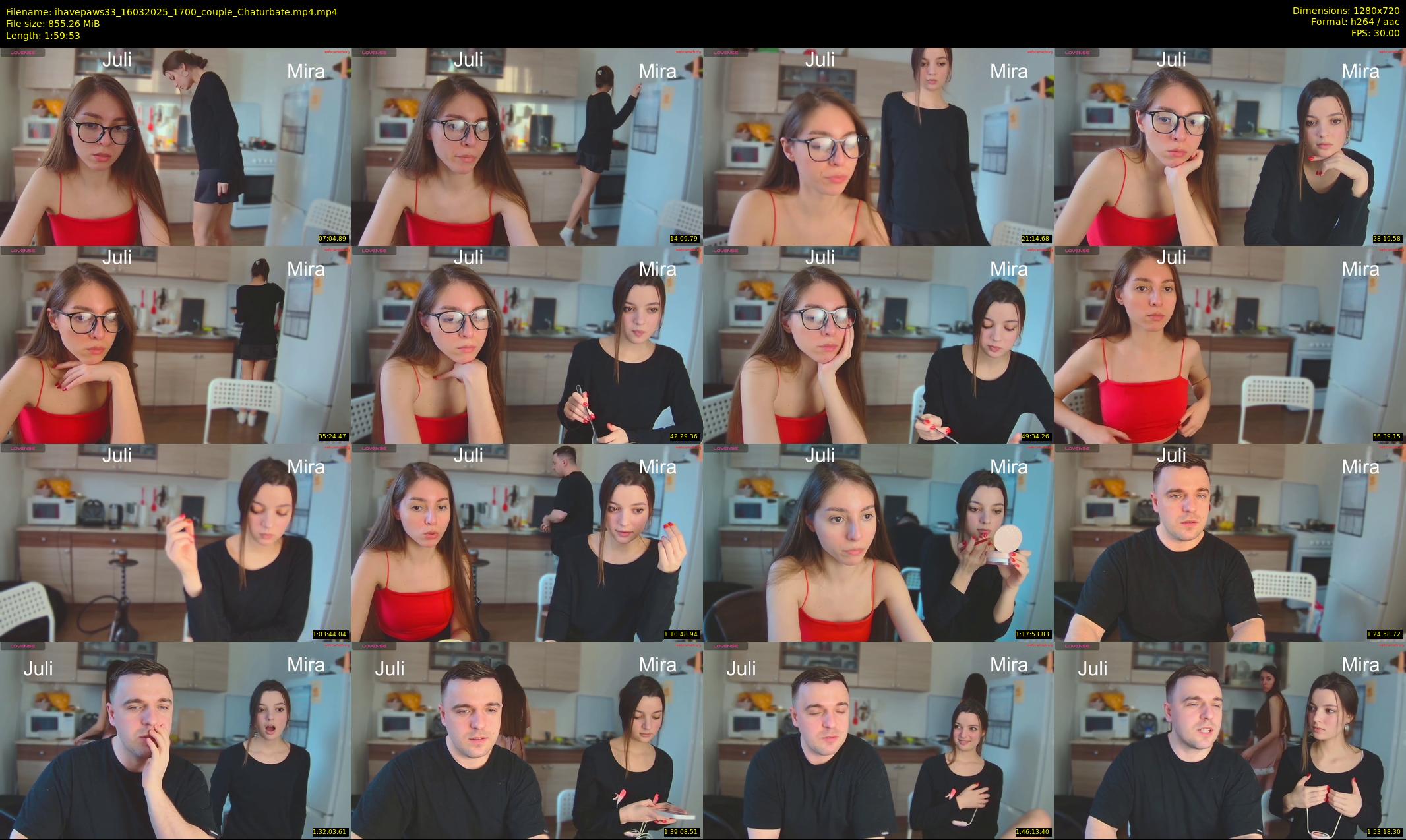 ihavepaws33 — 120 minute Chaturbate couple cam show recording, 720p, Mar 16, 2025