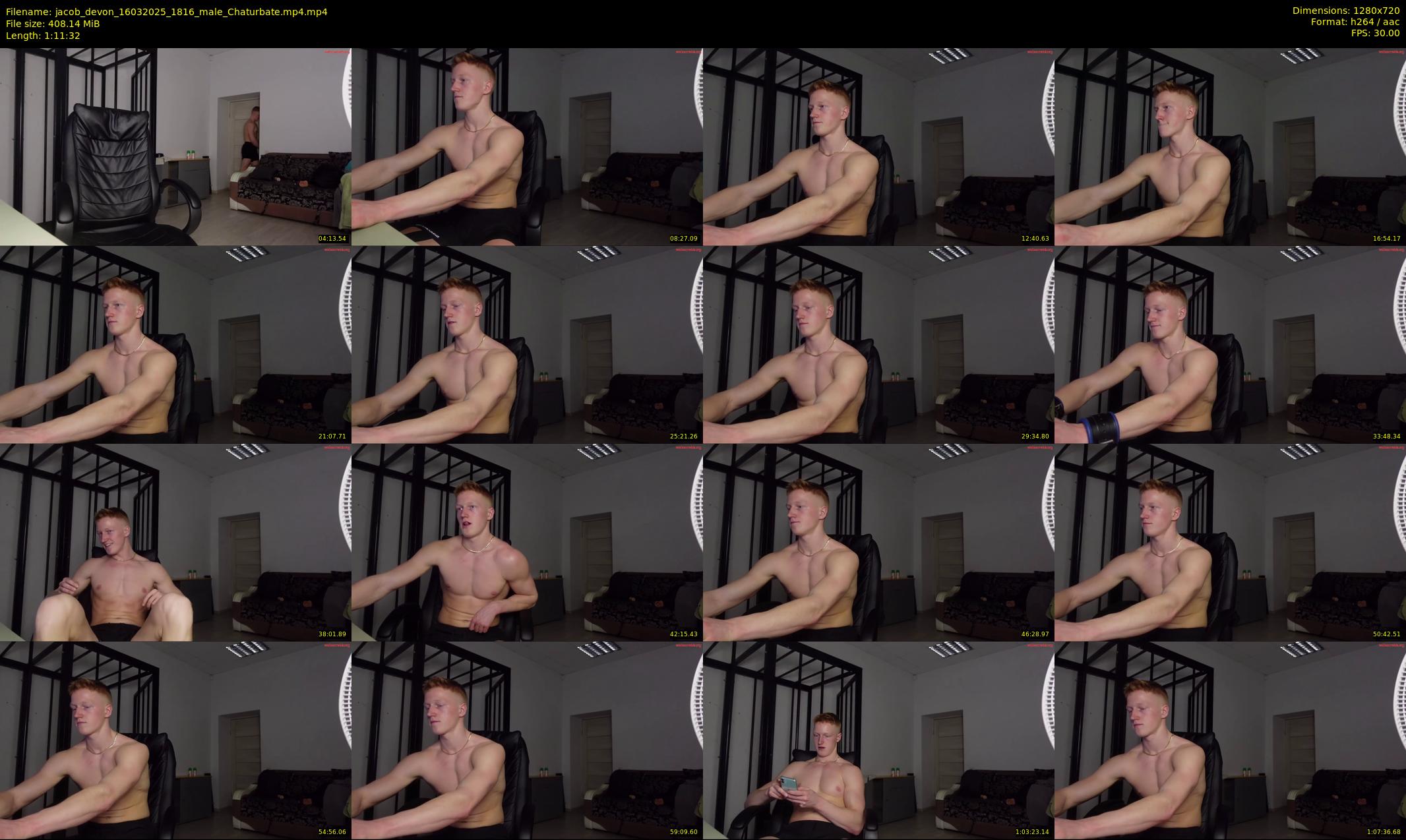 jacob_devon — 72 minute Chaturbate male cam show recording, 720p, Mar 16, 2025