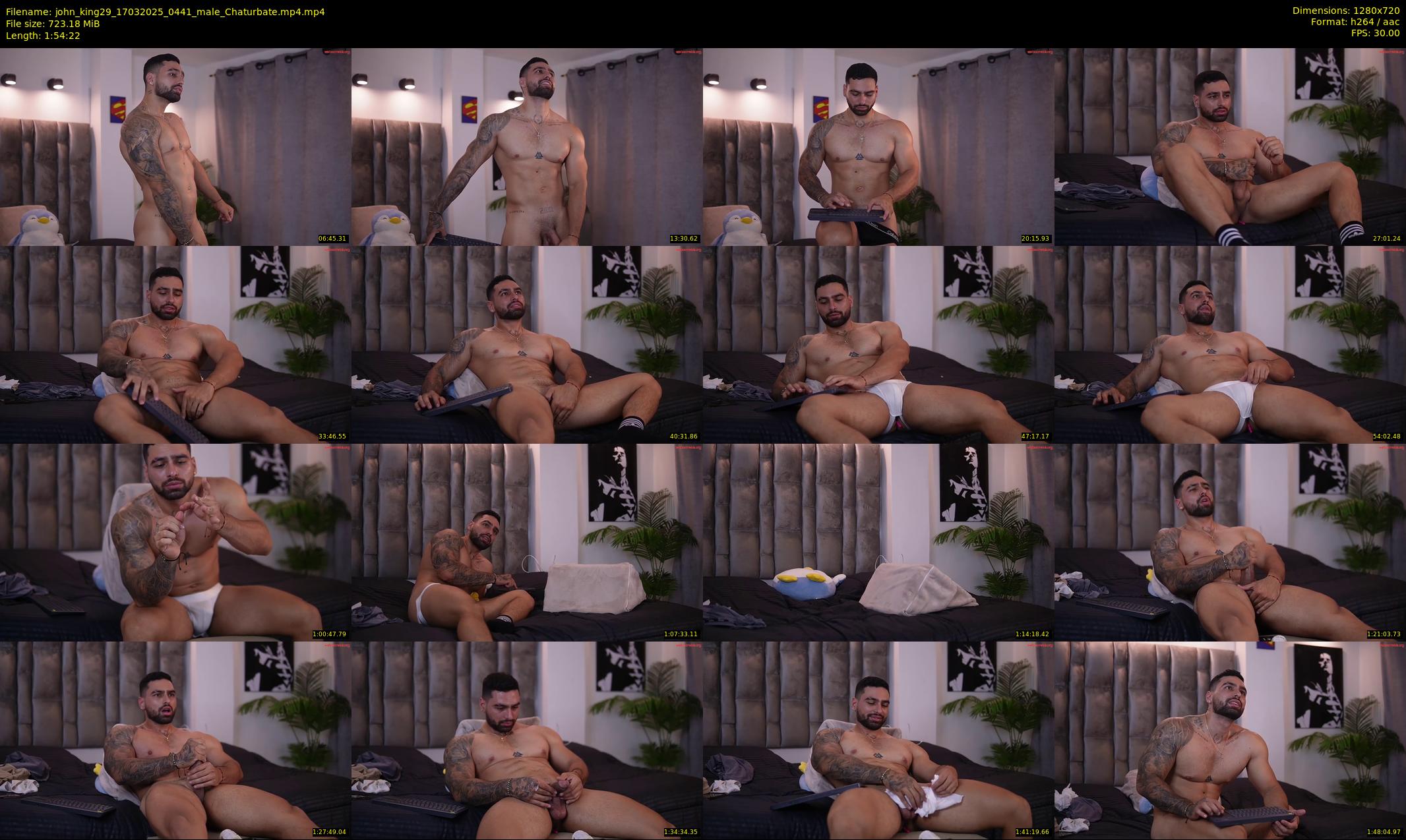 john_king29 — 115 minute Chaturbate male cam show recording, 720p, Mar 17, 2025