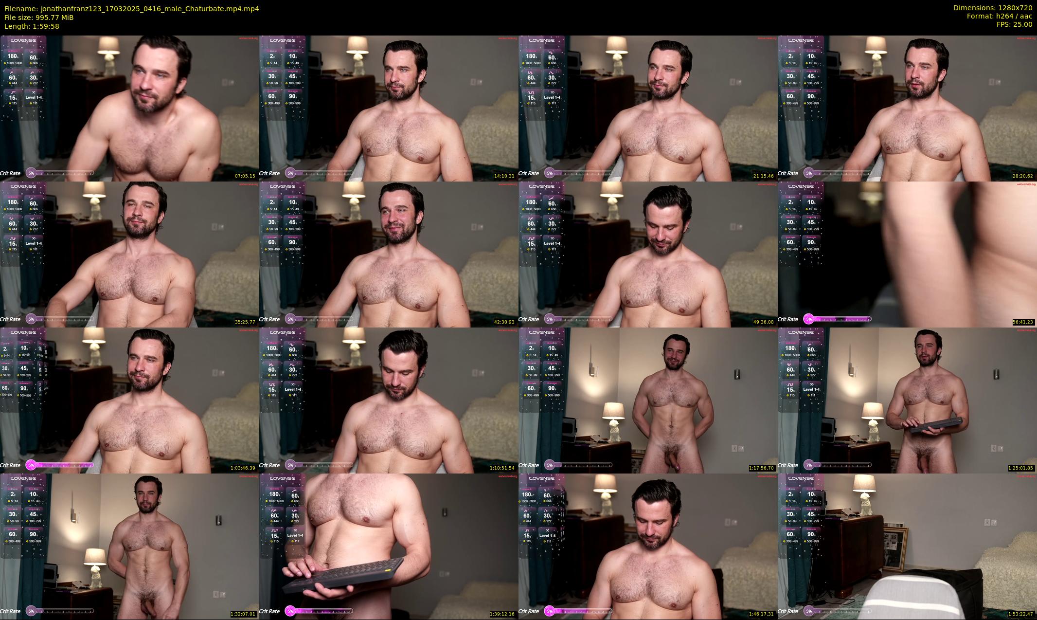 jonathanfranz123 — 120 minute Chaturbate male cam show recording, 720p, Mar 17, 2025