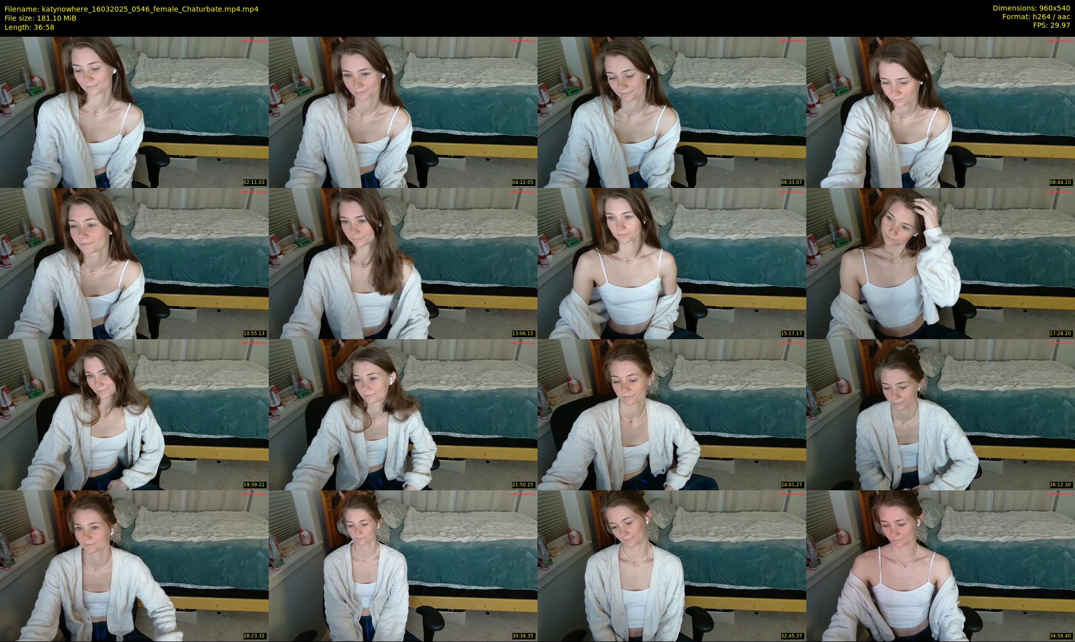 katynowhere — 37 minute Chaturbate female cam show recording, 480p, Mar 16, 2025