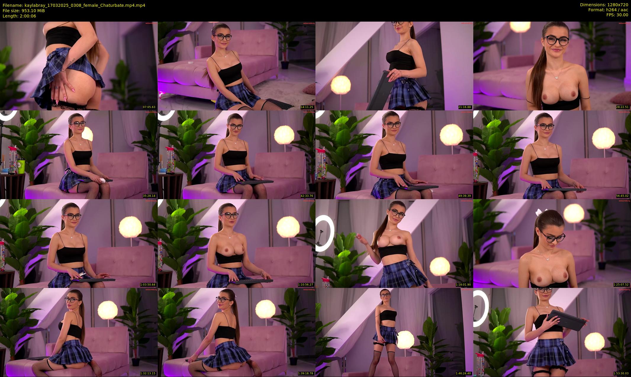 kaylabray — 121 minute Chaturbate female cam show recording, 720p, Mar 17, 2025