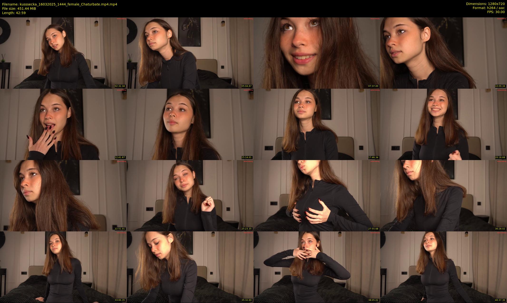 kusssecka — 43 minute Chaturbate female cam show recording, 720p, Mar 16, 2025