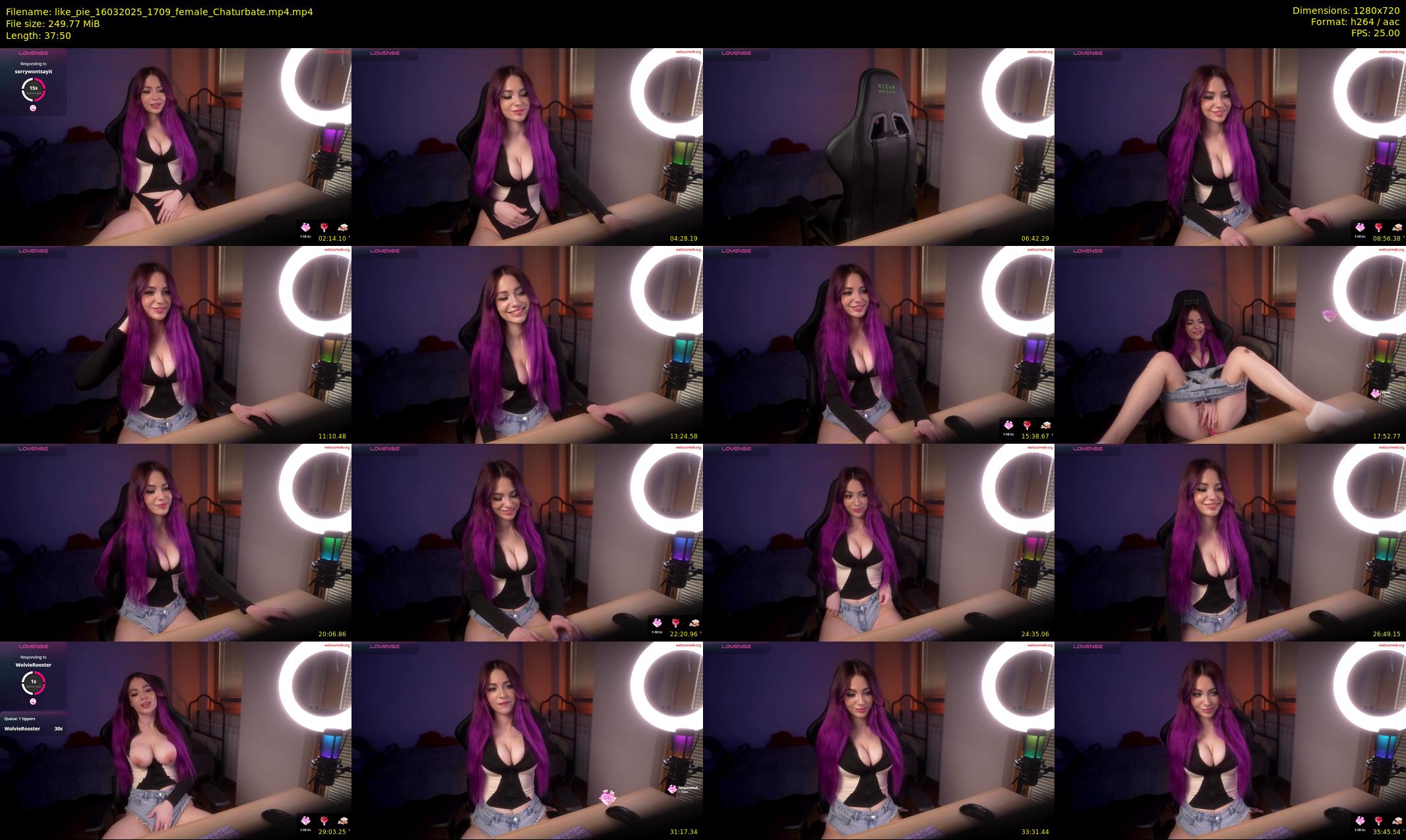 like_pie — 38 minute Chaturbate couple cam show recording, 720p, Mar 16, 2025