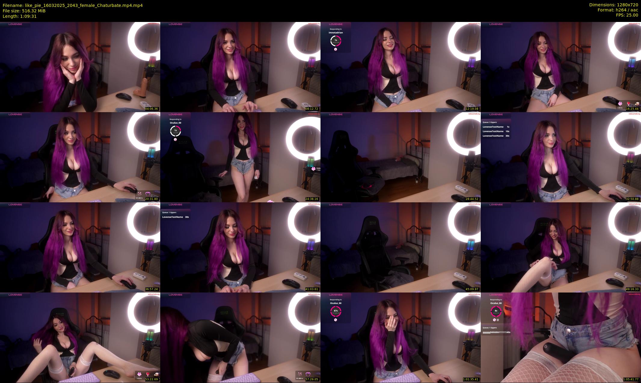 like_pie — 70 minute Chaturbate couple cam show recording, 720p, Mar 16, 2025