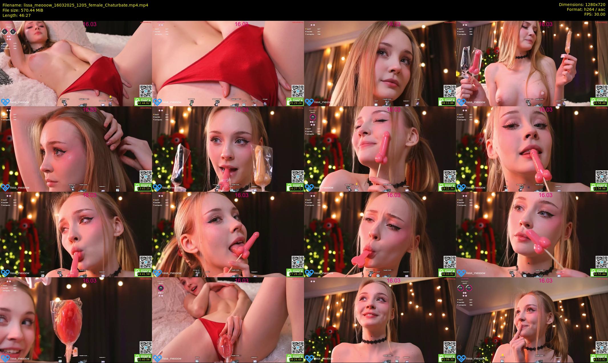 lissa_meooow — 47 minute Chaturbate female cam show recording, 720p, Mar 16, 2025