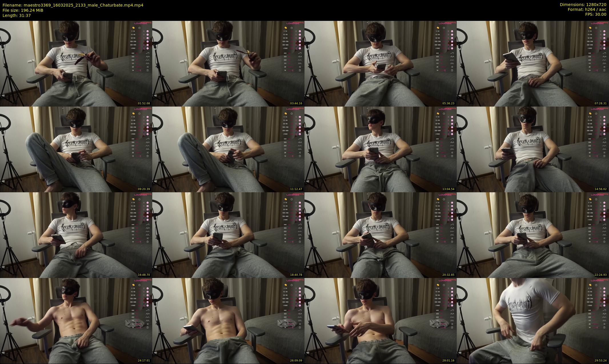 maestro3369 — 32 minute Chaturbate male cam show recording, 720p, Mar 16, 2025