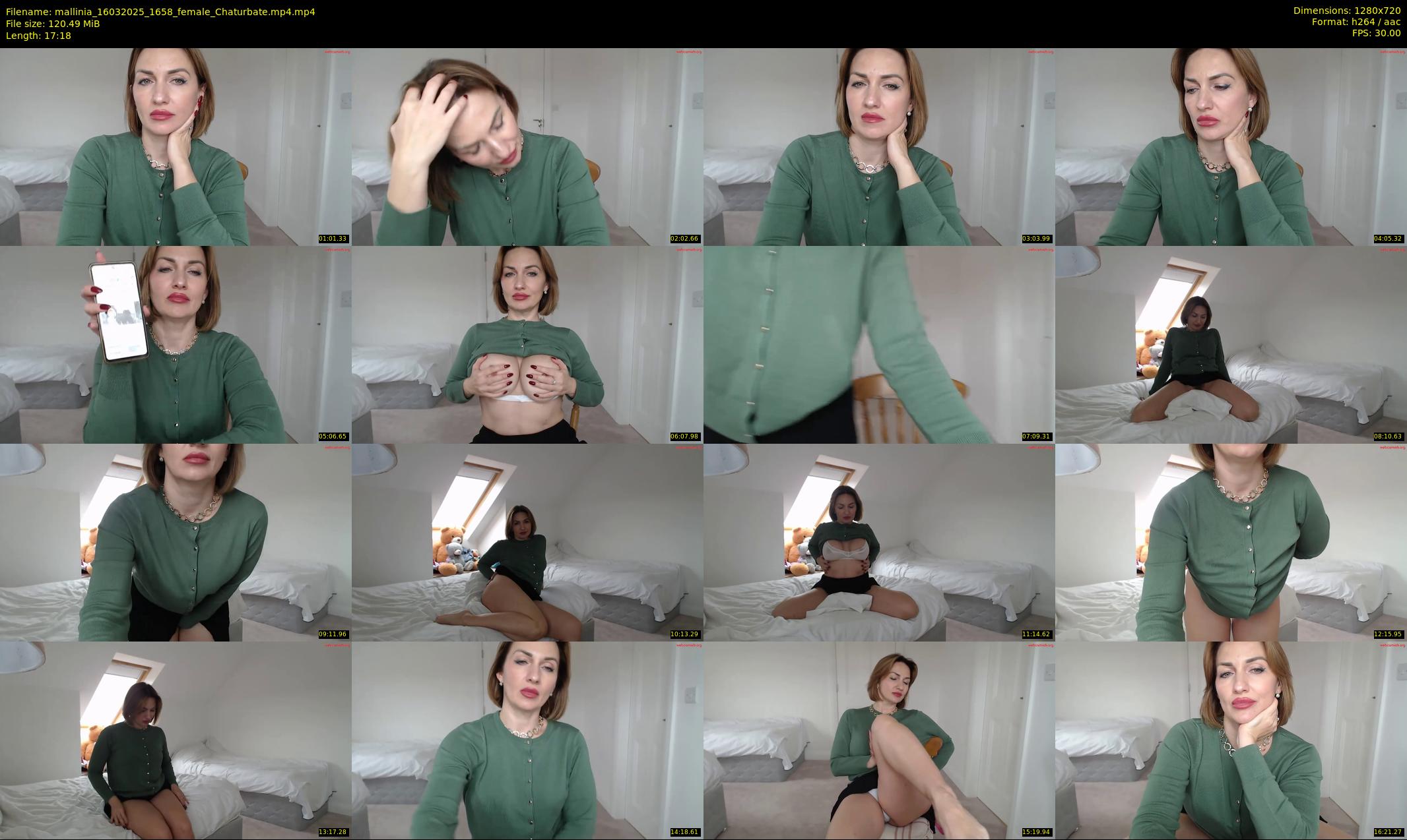mallinia — 18 minute Chaturbate female cam show recording, 720p, Mar 16, 2025