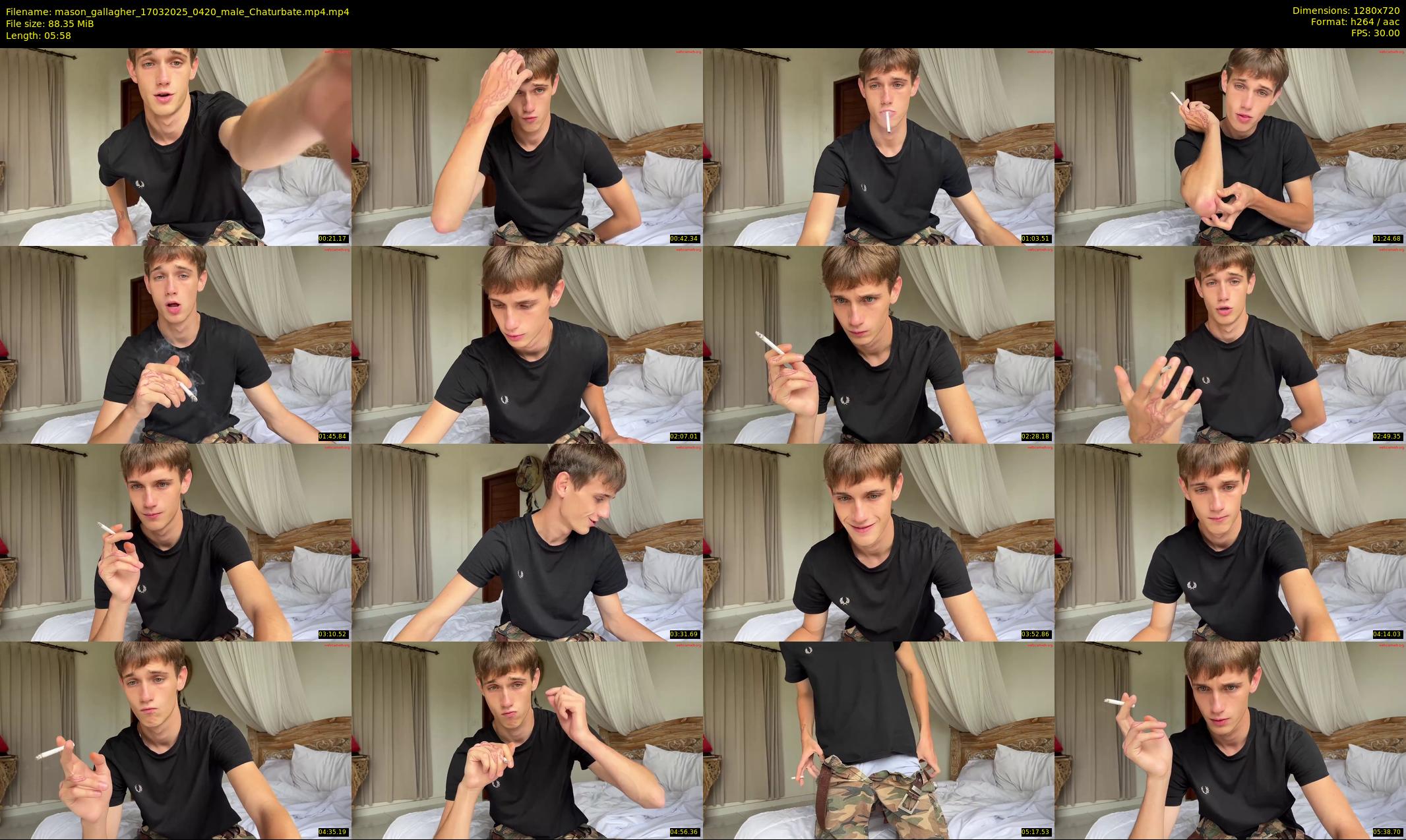 mason_gallagher — 6 minute Chaturbate male cam show recording, 720p, Mar 17, 2025