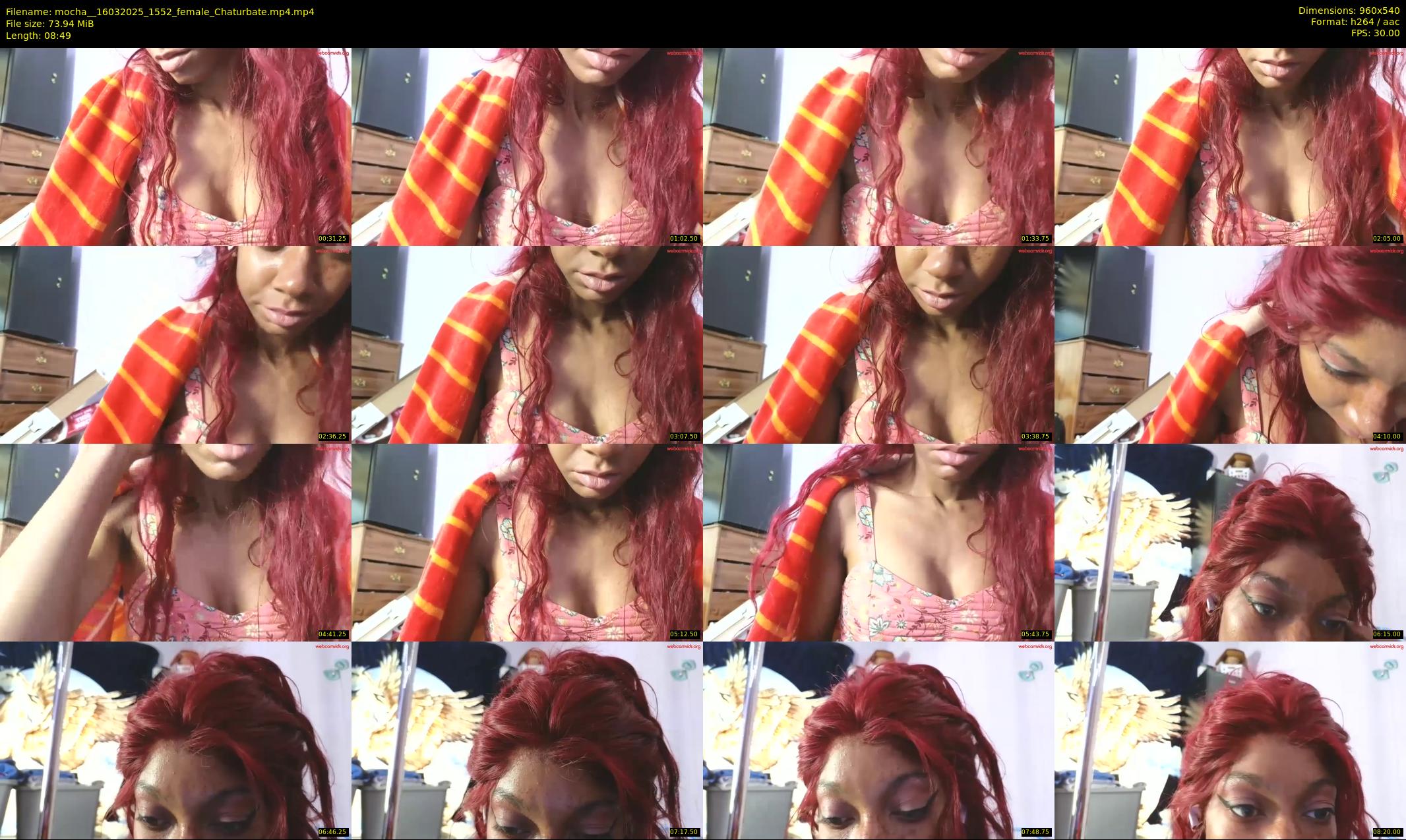 mocha_ — 9 minute Chaturbate female cam show recording, 480p, Mar 16, 2025