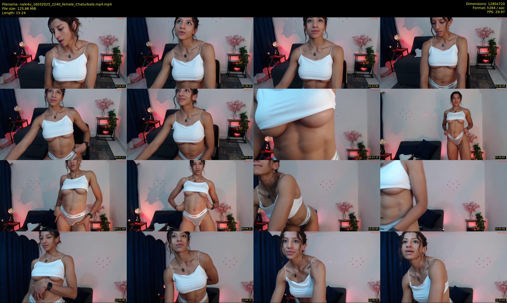 nale4u — 16 minute Chaturbate female cam show recording, 720p, Mar 16, 2025