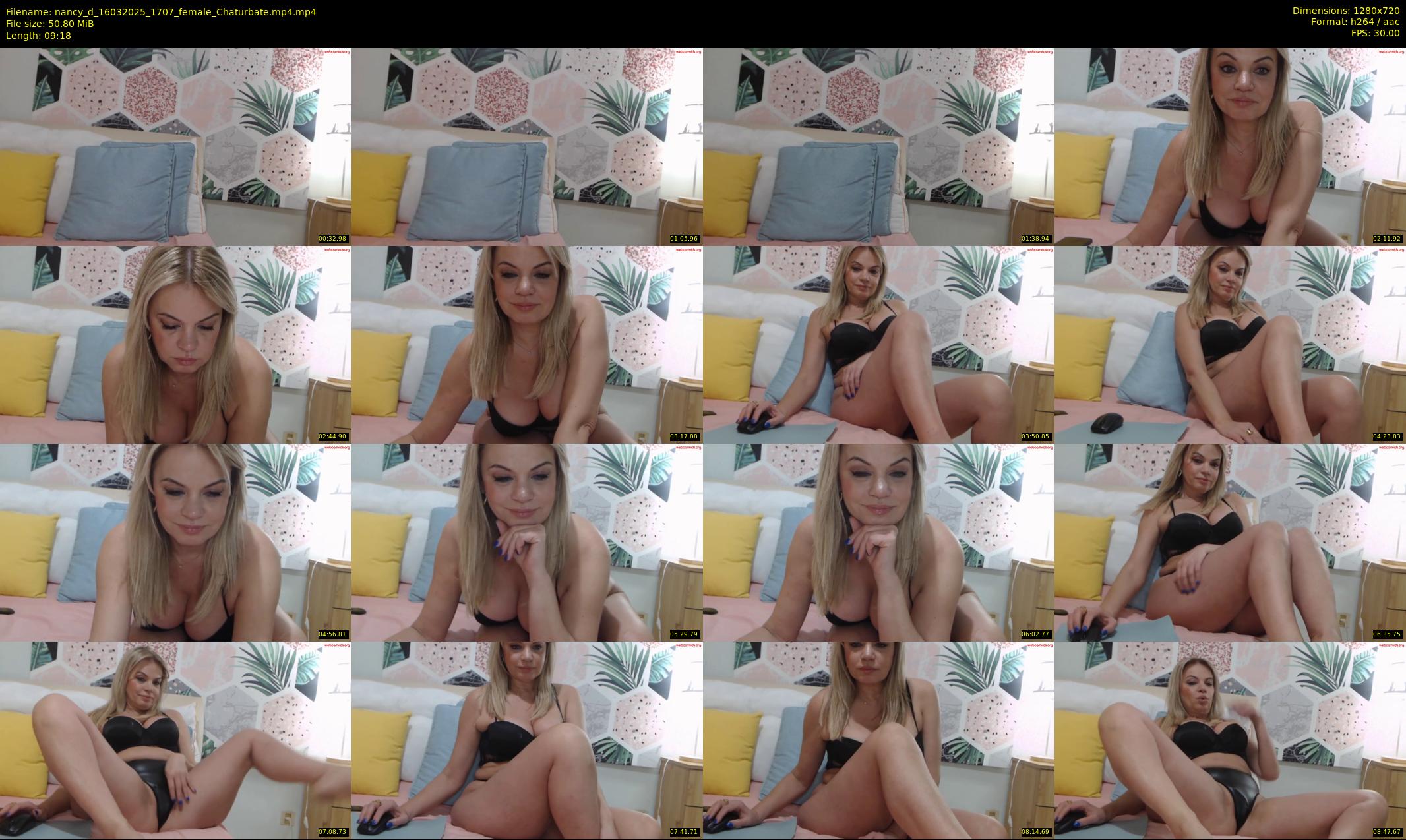 nancy_d — 10 minute Chaturbate female cam show recording, 720p, Mar 16, 2025