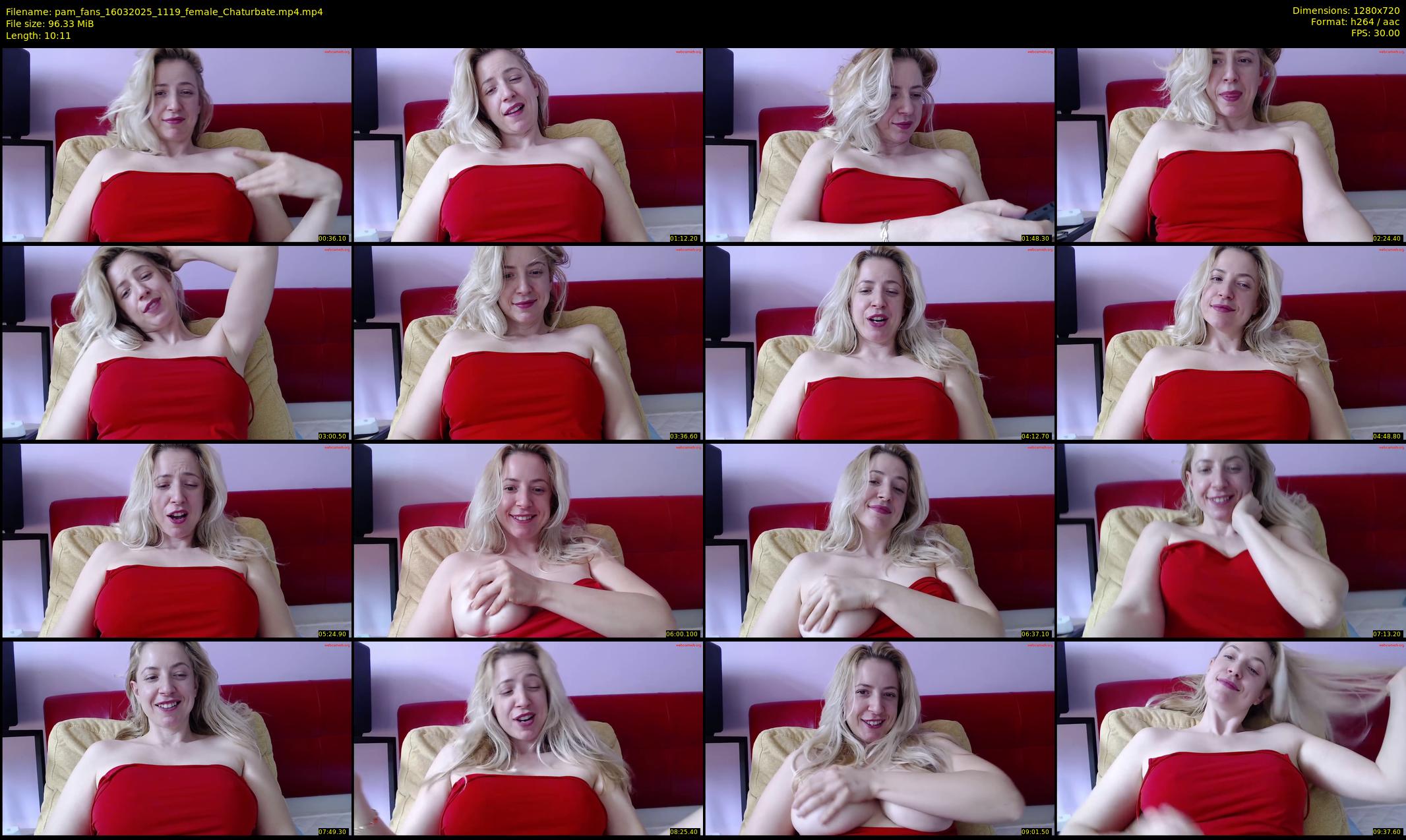 pam_fans — 11 minute Chaturbate female cam show recording, 720p, Mar 16, 2025