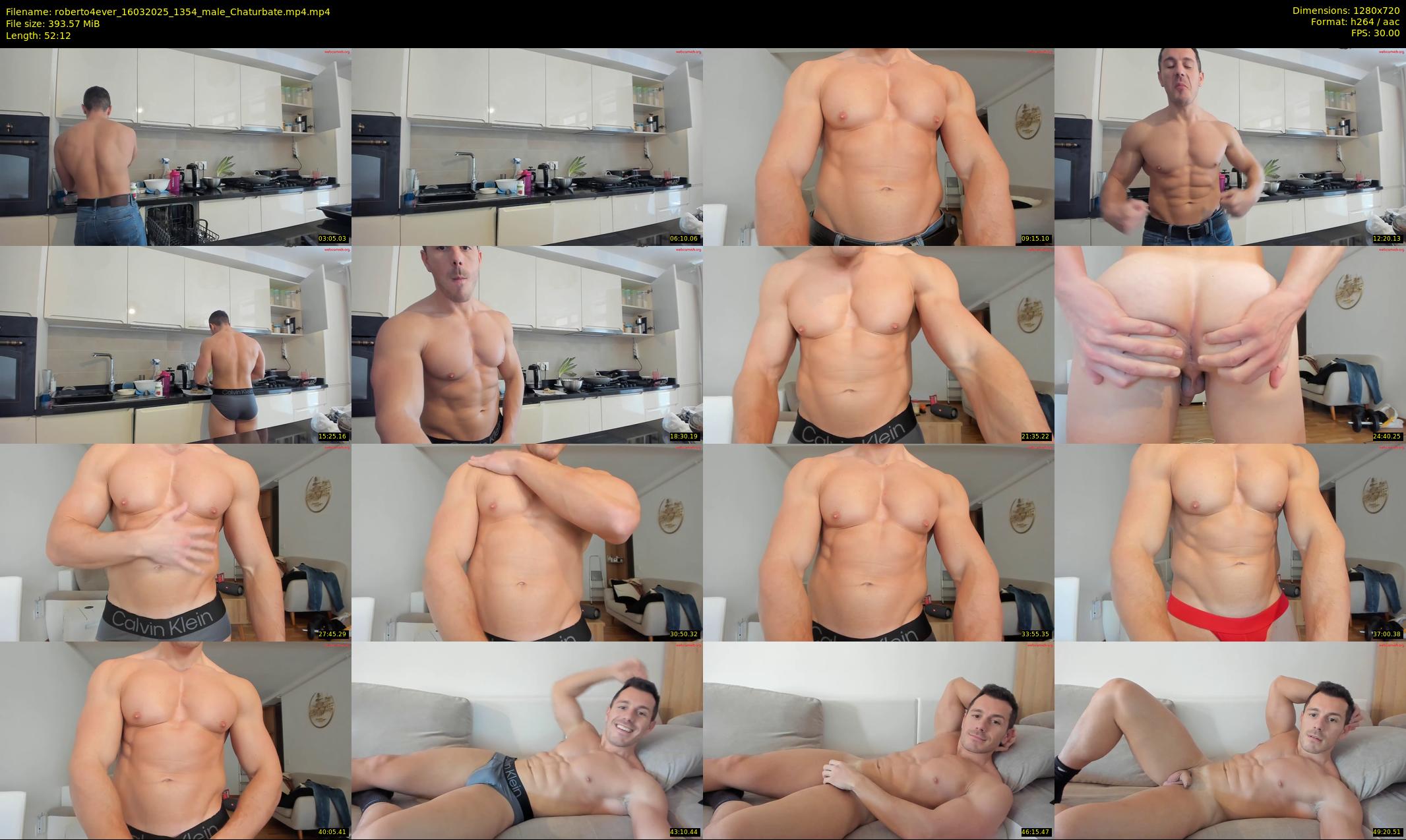 roberto4ever — 53 minute Chaturbate male cam show recording, 720p, Mar 16, 2025