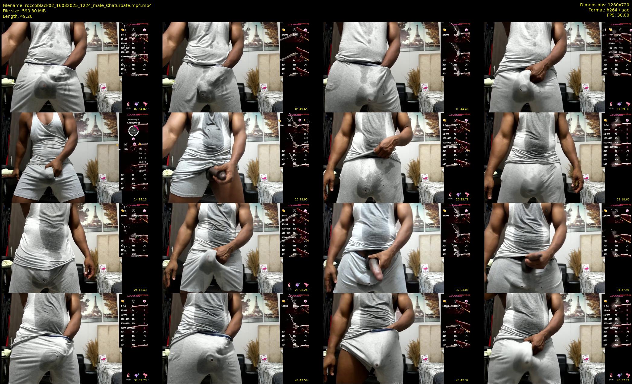 roccoblack02 — 50 minute Chaturbate male cam show recording, 720p, Mar 16, 2025