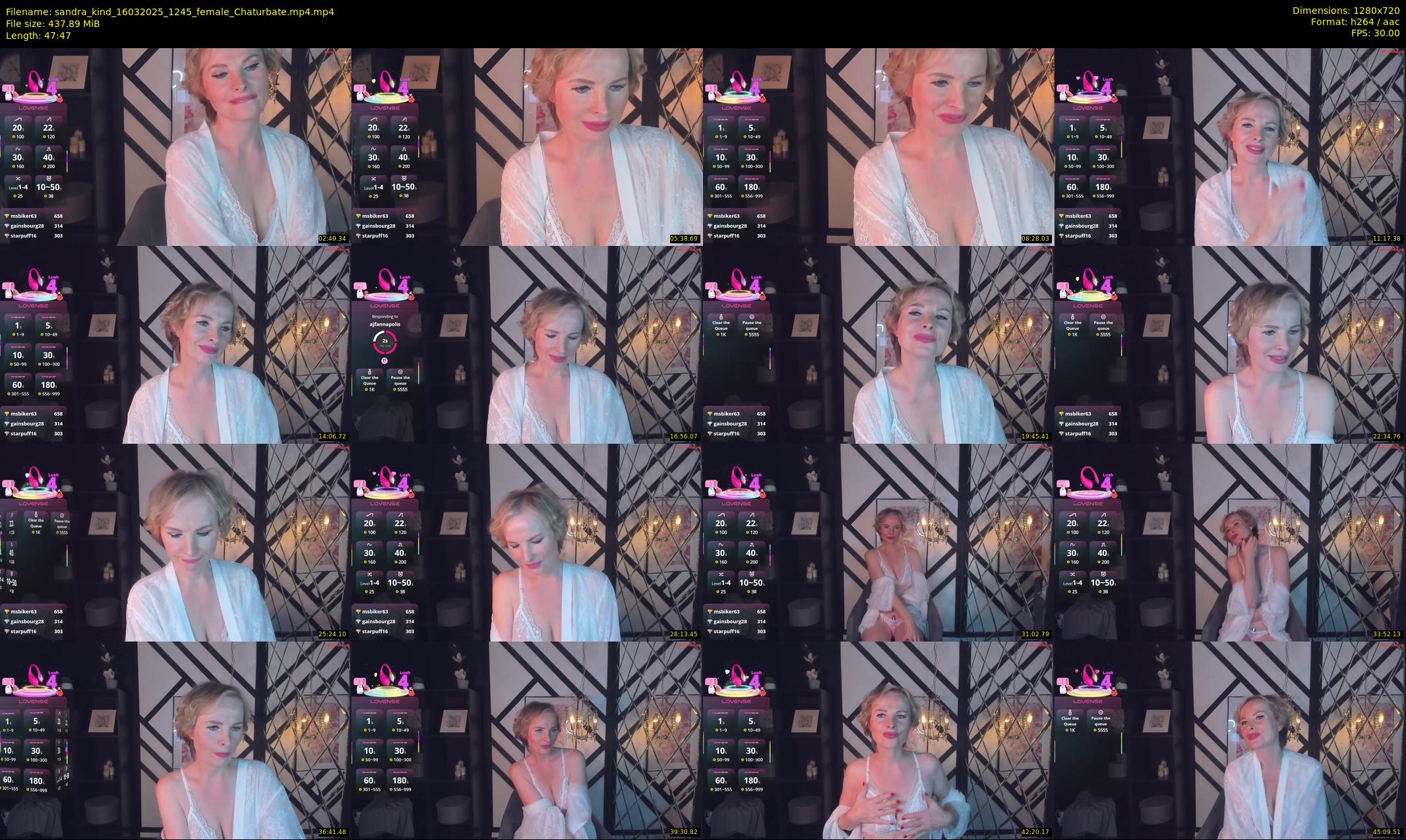 sandra_kind — 48 minute Chaturbate female cam show recording, 720p, Mar 16, 2025
