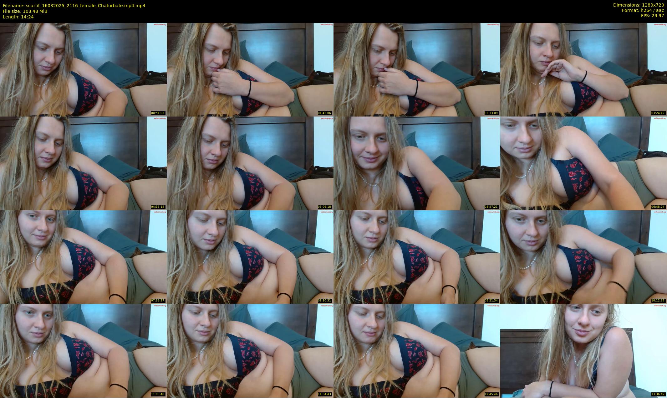 scartit — 15 minute Chaturbate female cam show recording, 720p, Mar 16, 2025