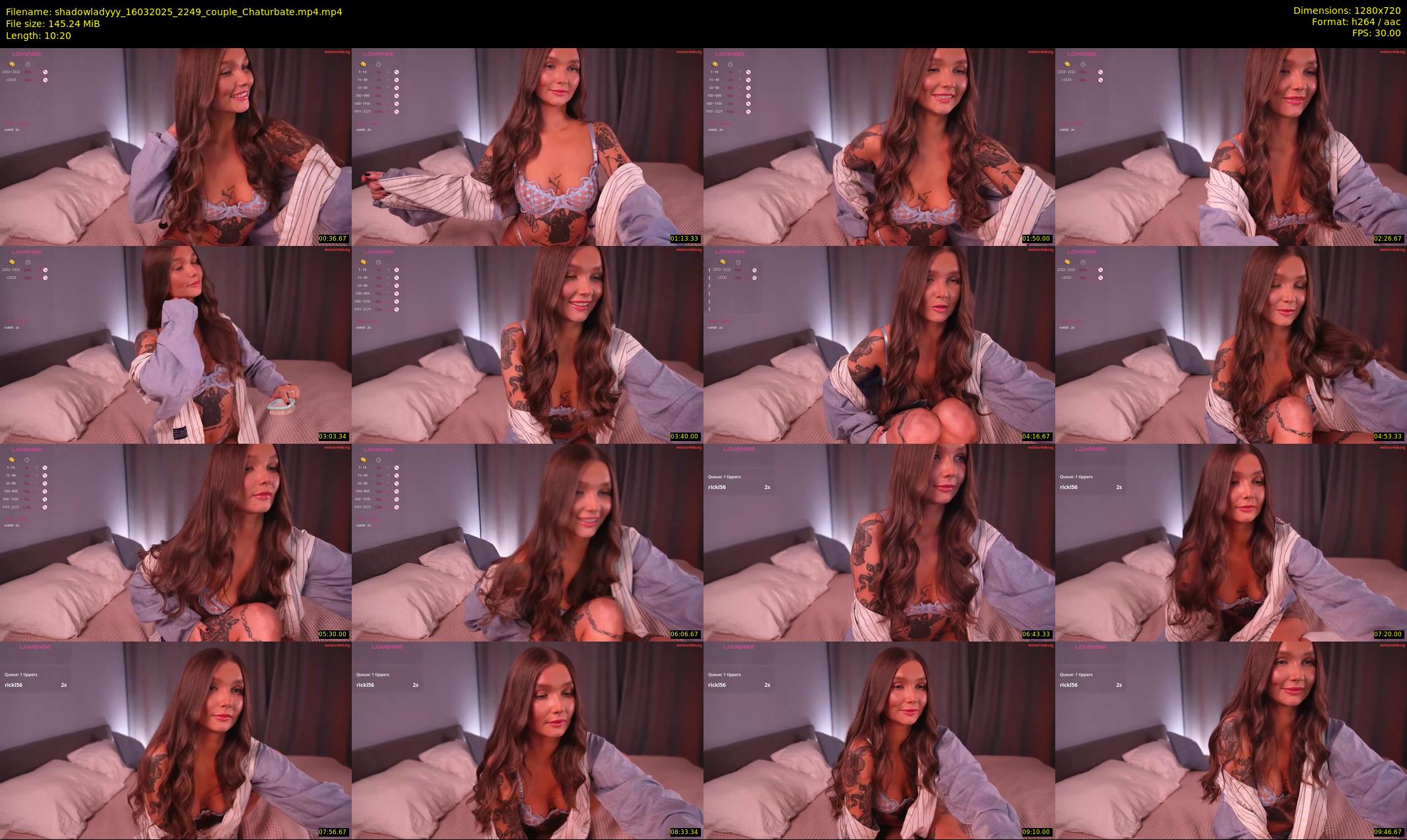 shadowladyyy — 11 minute Chaturbate couple cam show recording, 720p, Mar 16, 2025