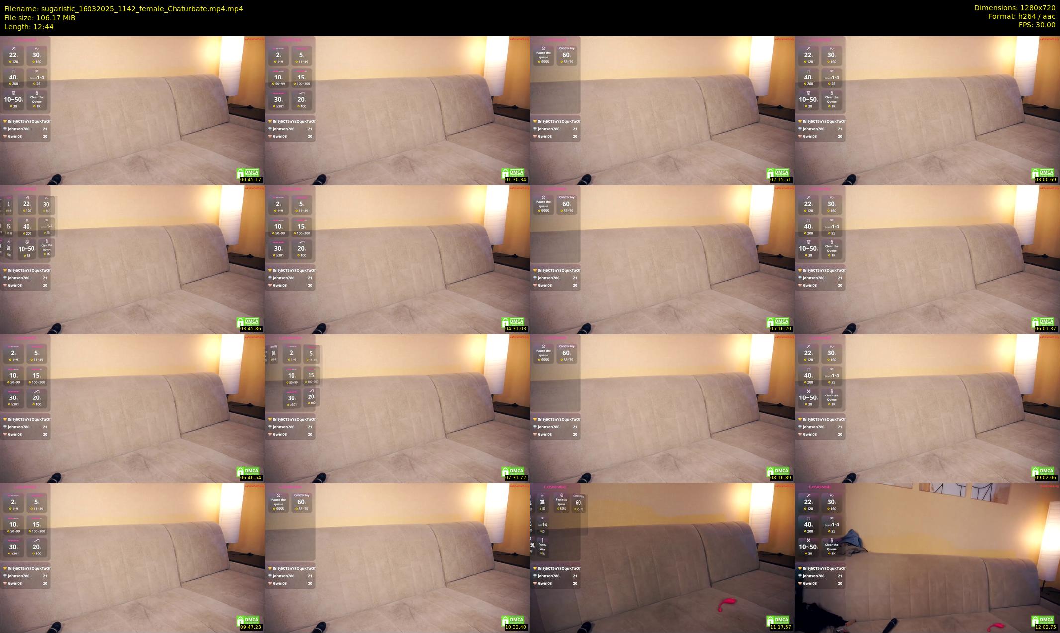 sugaristic — 13 minute Chaturbate female cam show recording, 720p, Mar 16, 2025