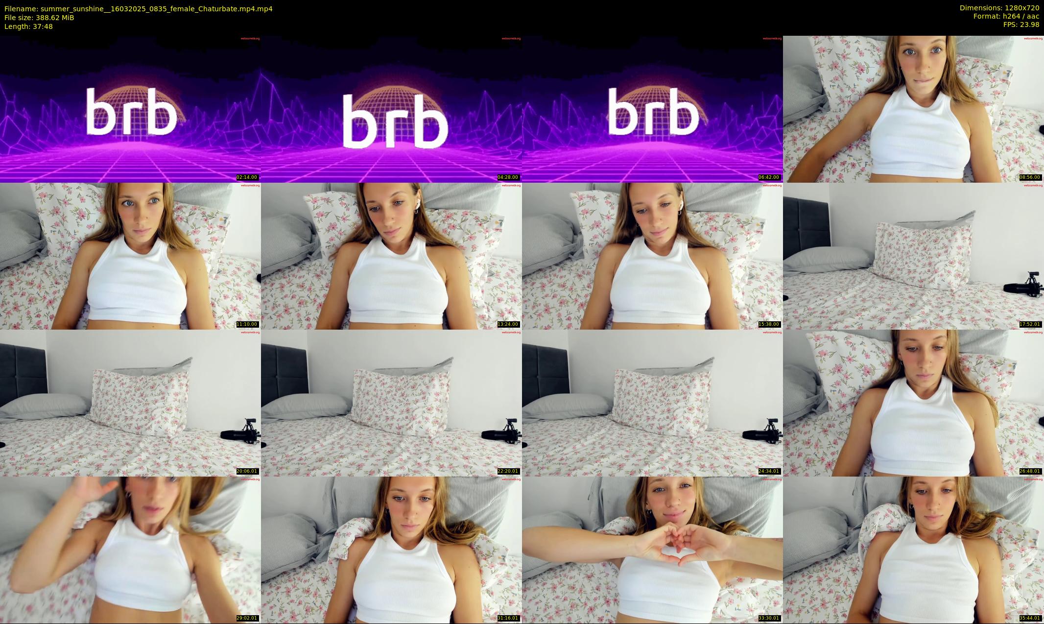 summer_sunshine_ — 38 minute Chaturbate female cam show recording, 720p, Mar 16, 2025