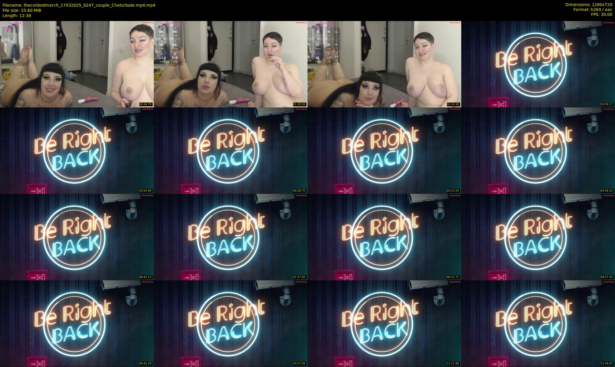 thecoldestmarch — 13 minute Chaturbate female cam show recording, 720p, Mar 17, 2025