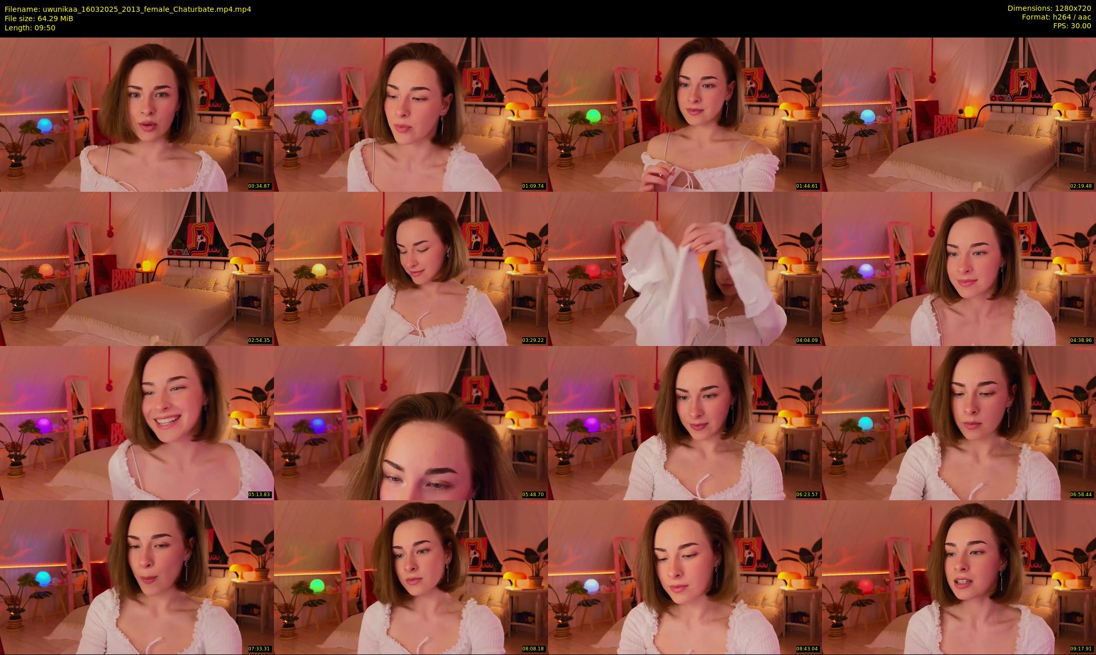uwunikaa — 10 minute Chaturbate female cam show recording, 720p, Mar 16, 2025