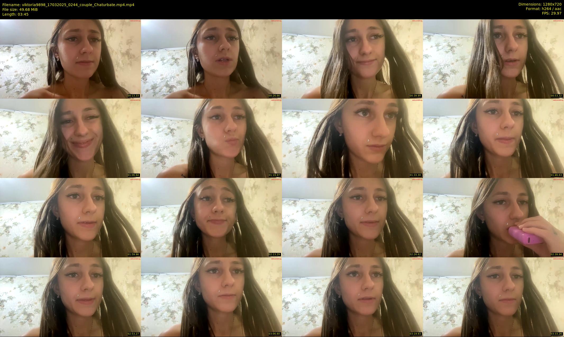 viktoria9898 — 4 minute Chaturbate couple cam show recording, 720p, Mar 17, 2025