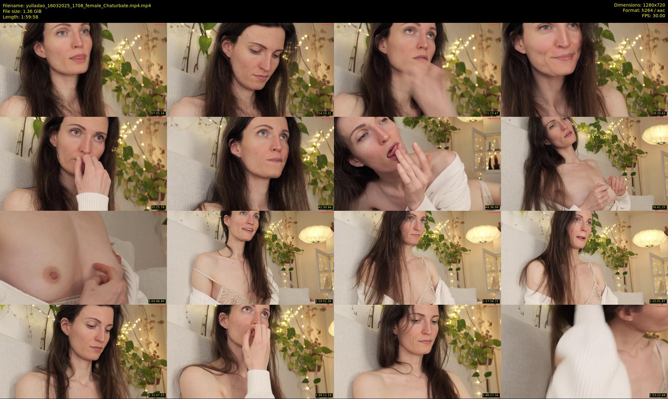 yulladao — 120 minute Chaturbate female cam show recording, 720p, Mar 16, 2025