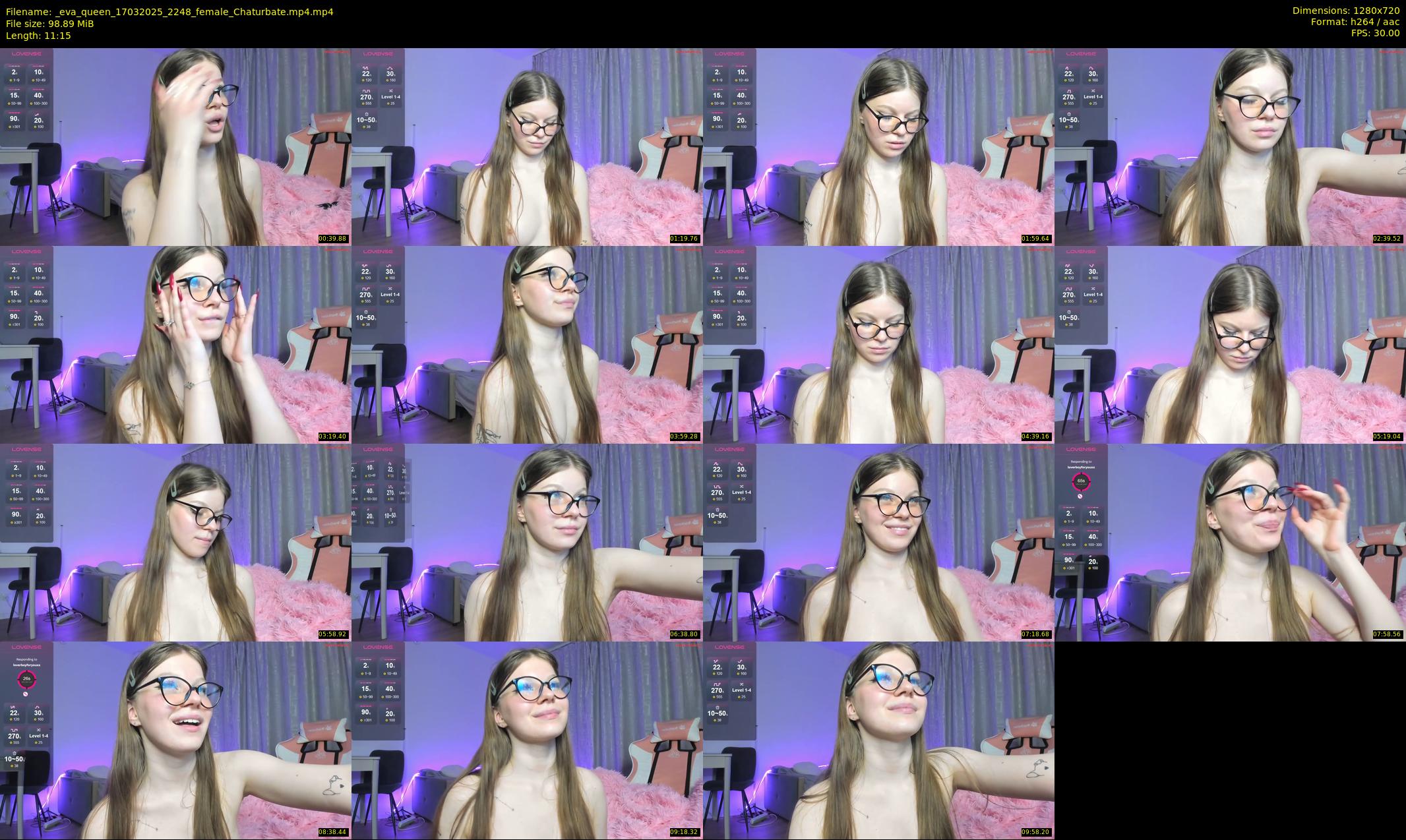 _eva_queen — 12 minute Chaturbate female cam show recording, 720p, Mar 17, 2025