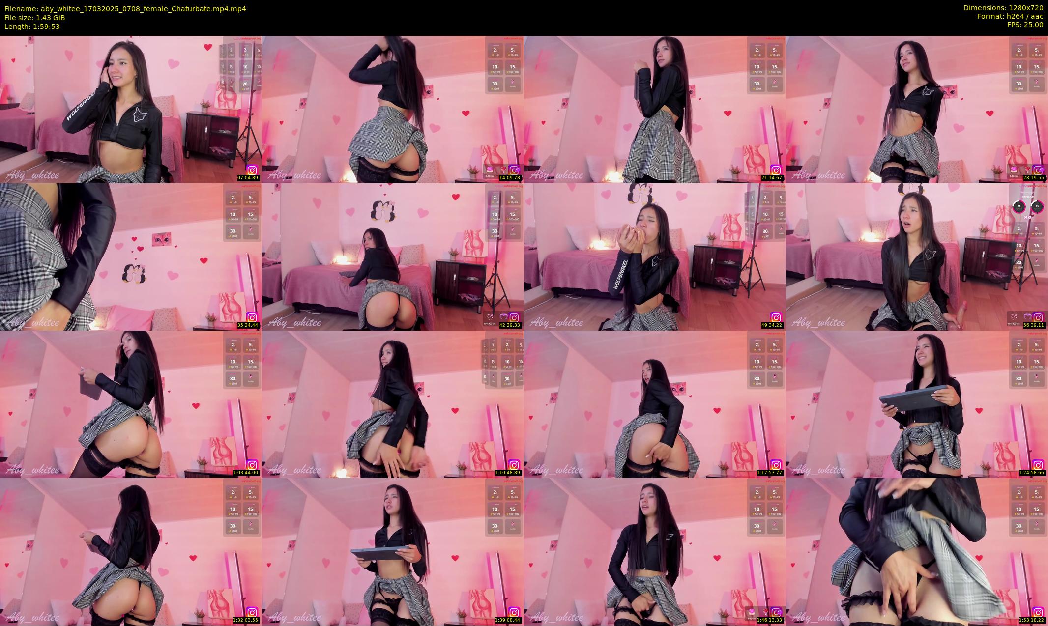 aby_whitee — 120 minute Chaturbate female cam show recording, 720p, Mar 17, 2025
