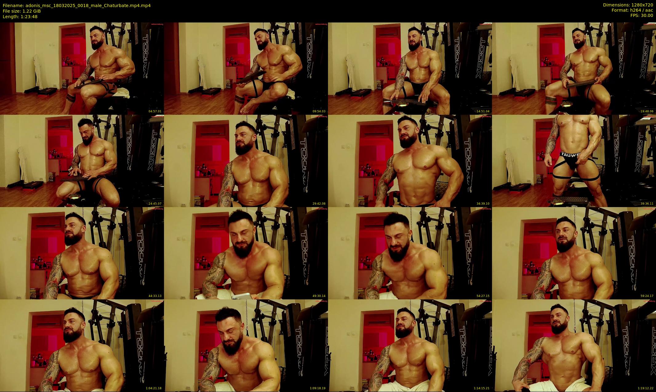 adonis_msc — 84 minute Chaturbate male cam show recording, 720p, Mar 18, 2025